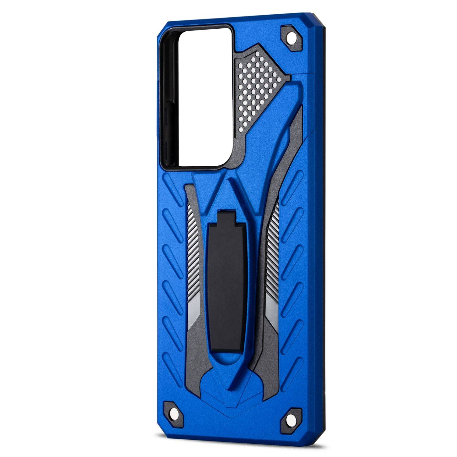 Hülle kompatibel mit Samsung Galaxy S21 Ultra Kunststoff Soft Handyhülle - Handy Case Blau