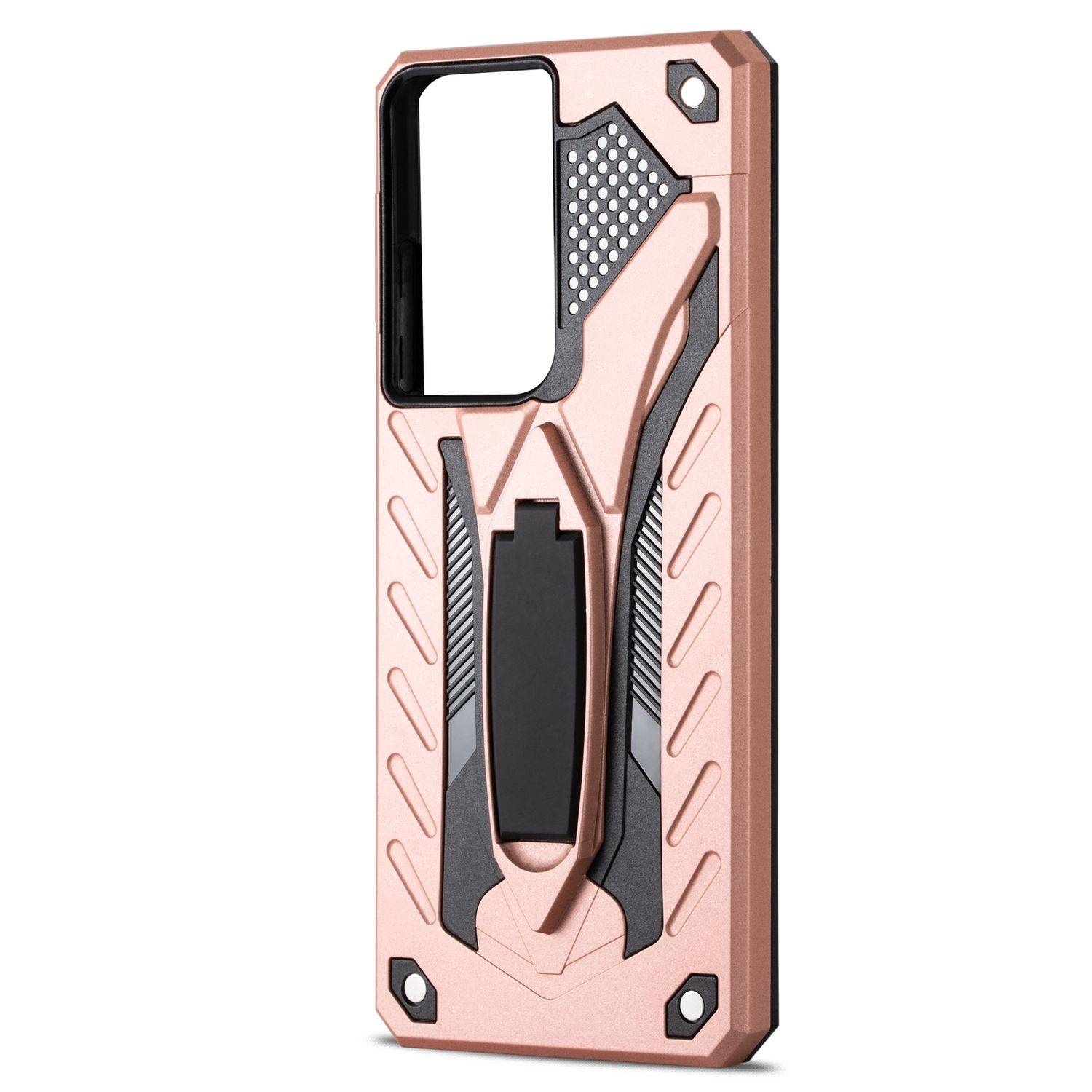 Hülle kompatibel mit Samsung Galaxy S21 Ultra Kunststoff Soft Handyhülle - Handy Case Rosa