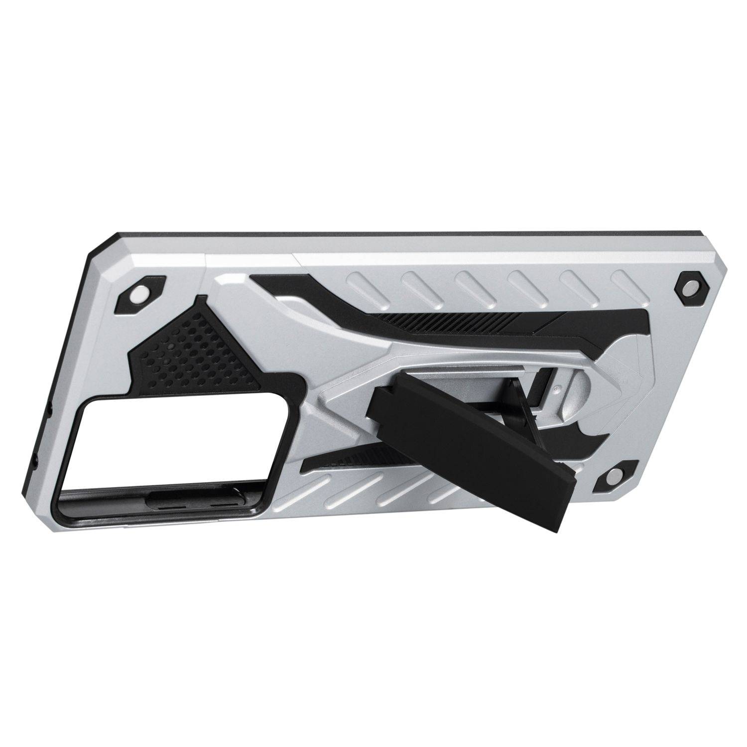 Samsung Galaxy S21 Ultra Handyhülle Outdoor Case Backcover Silber