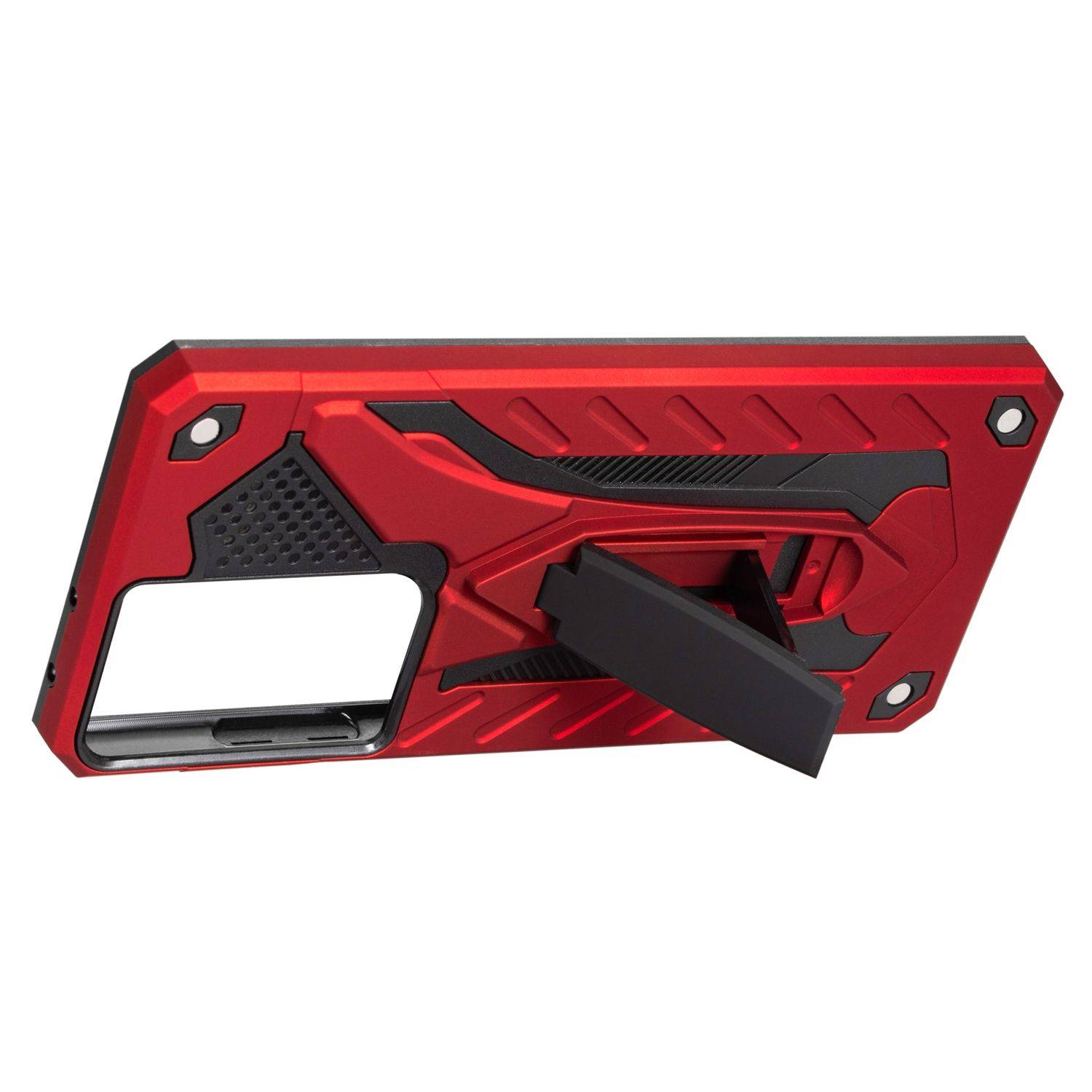 Hülle kompatibel mit Samsung Galaxy S21 Ultra Kunststoff Soft Handyhülle - Handy Case Rot