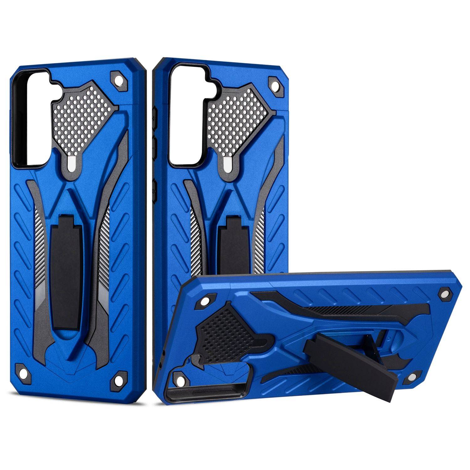 Samsung Galaxy S21 Handyhülle Outdoor Case Backcover Blau