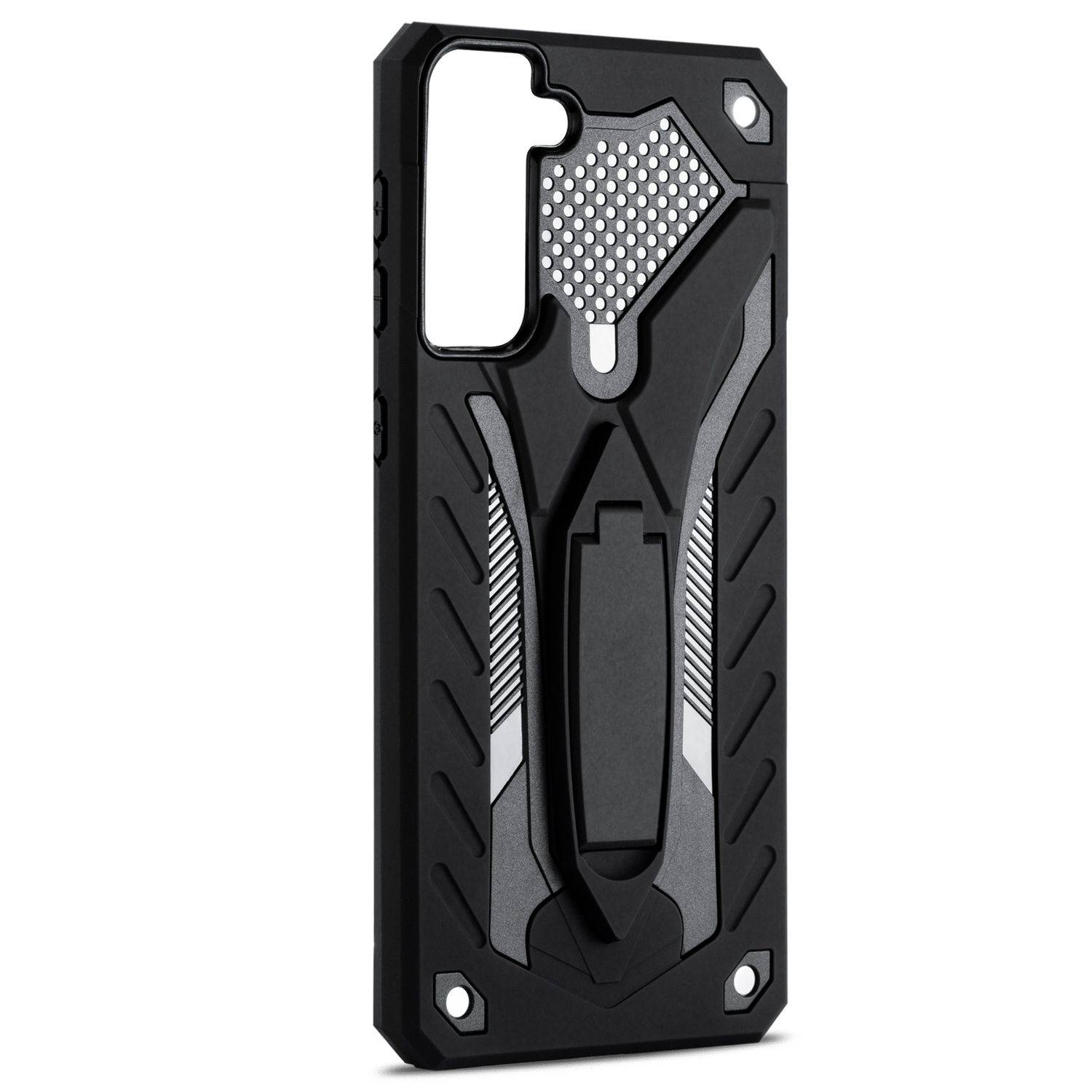 Samsung Galaxy S21 Handyhülle Outdoor Case Bookcover Schwarz