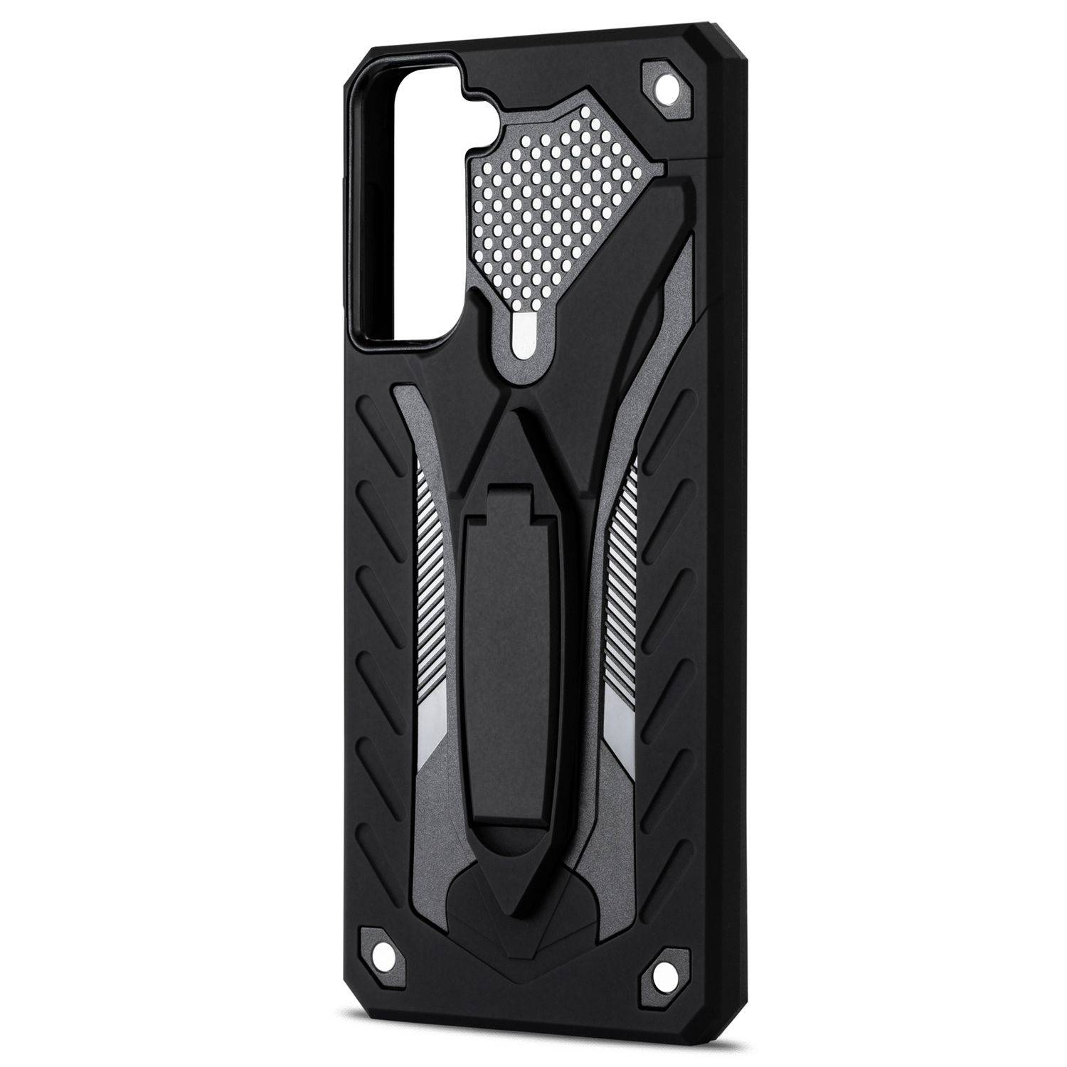 Samsung Galaxy S21 Handyhülle Outdoor Case Bookcover Schwarz