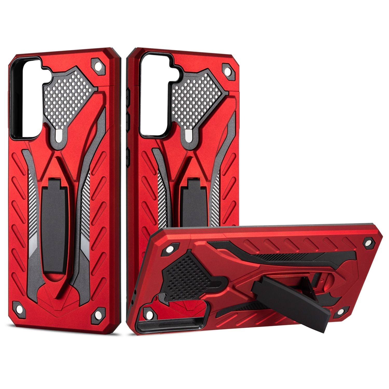 Hülle kompatibel mit Samsung Galaxy S21 Kunststoff Soft Handyhülle - Handy Case Rot