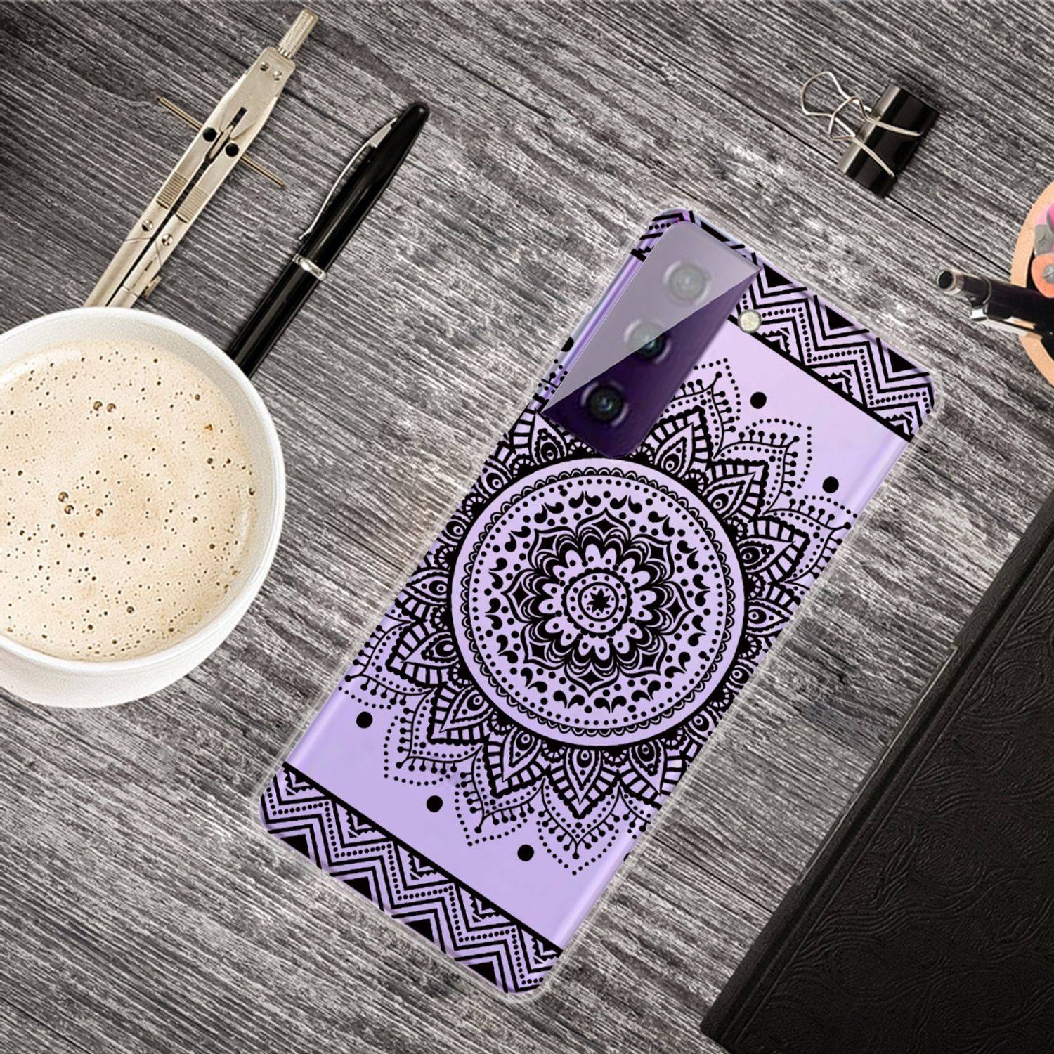 Hülle kompatibel mit Samsung Galaxy S21 Plus Kunststoff Soft Handyhülle - Handy Case Transparent