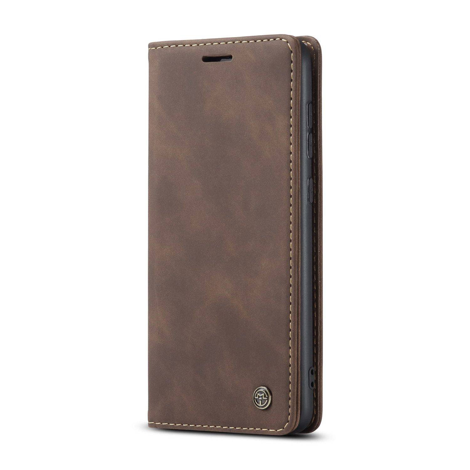 Samsung Galaxy S21 Handyhülle Schutztasche Bookcover Braun