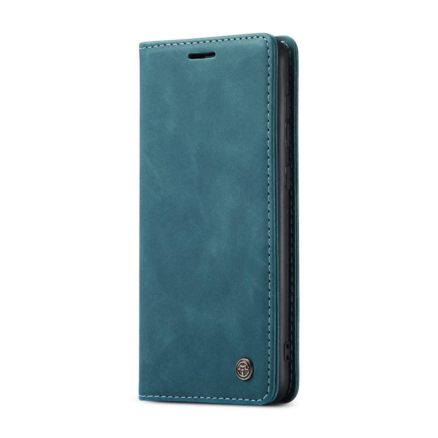 Hülle kompatibel mit Samsung Galaxy S21 Plus Kunstleder Handyhülle - Handy Case Blau