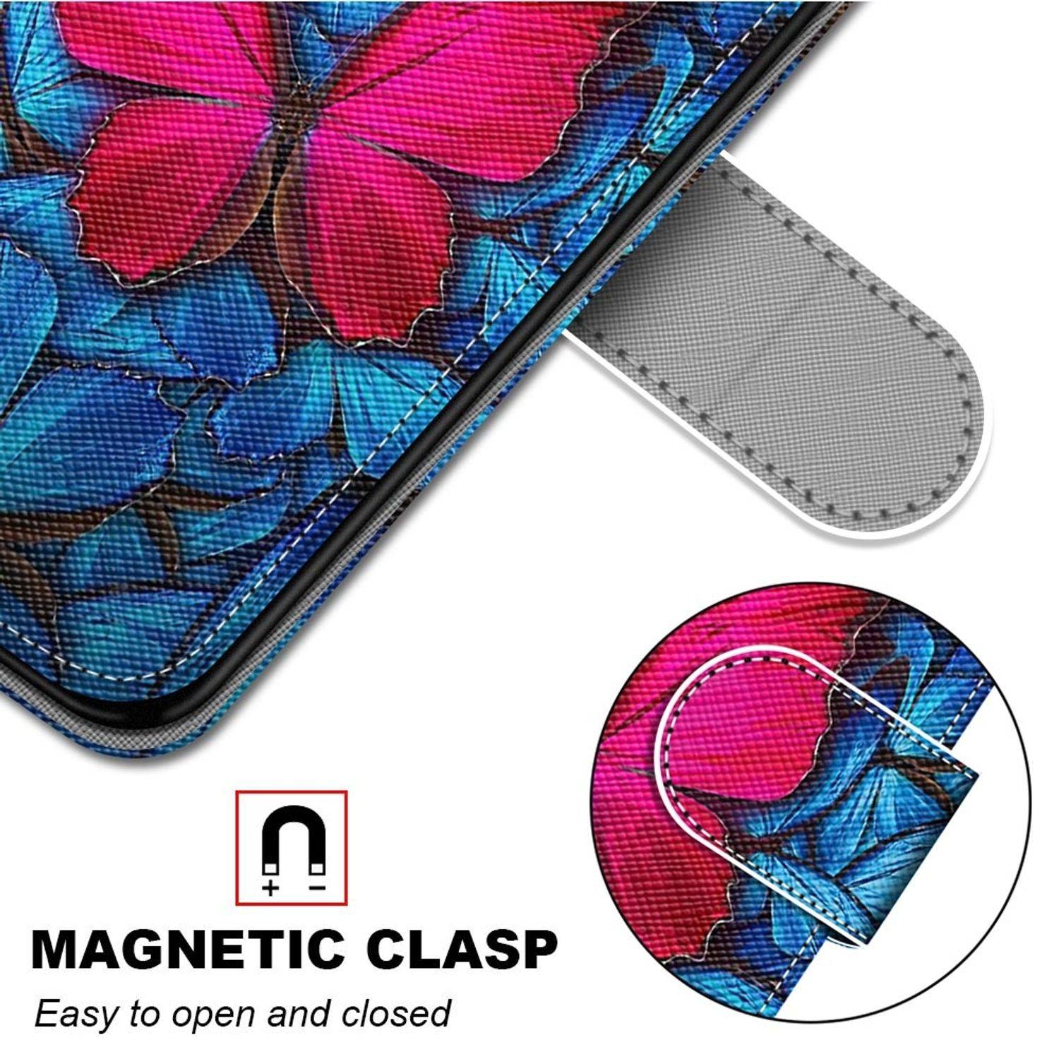 Samsung Galaxy S21 Handyhülle Schutztasche Bookcover Blau