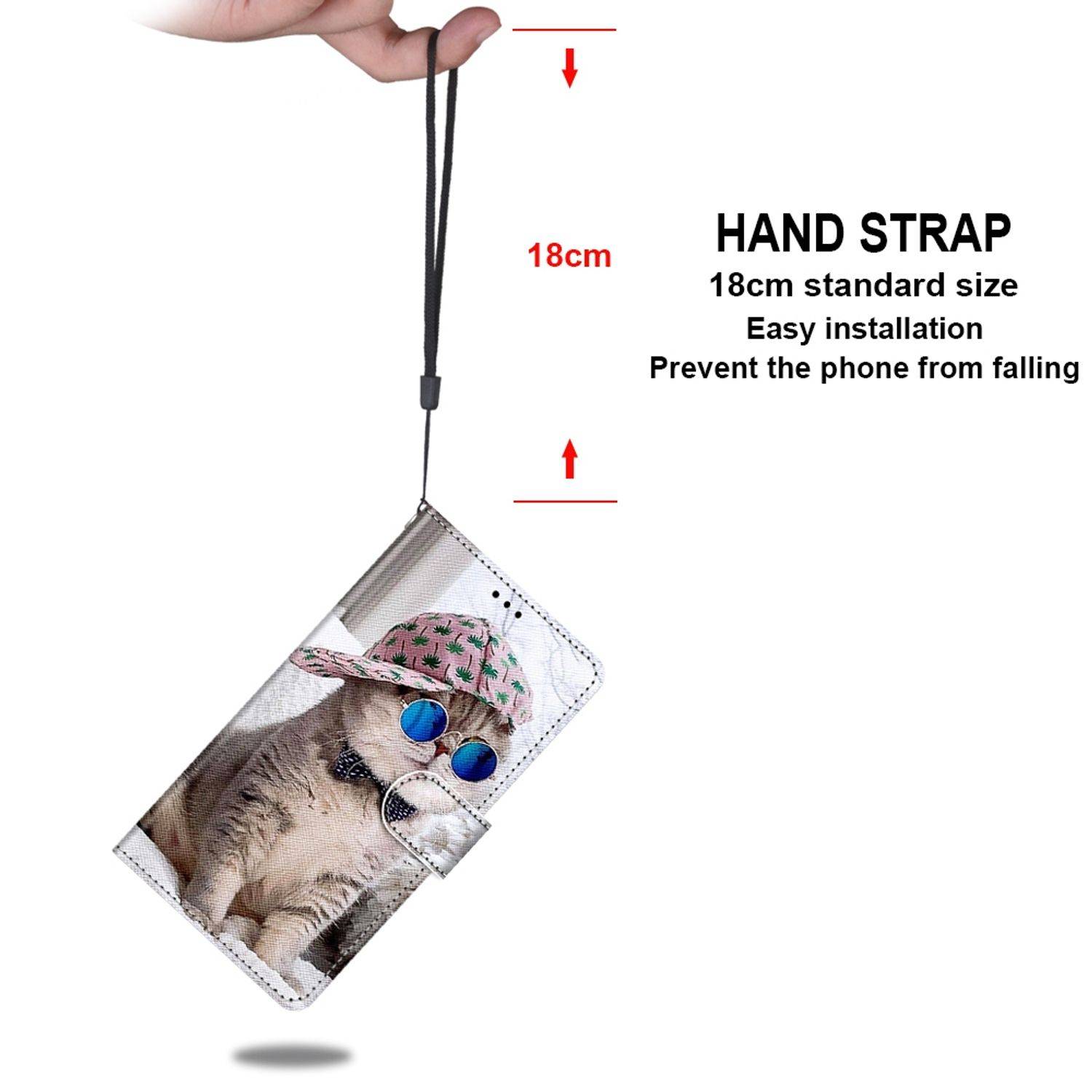 Samsung Galaxy S21 Handyhülle Schutztasche Katzen Bookcover Mehrfarbig