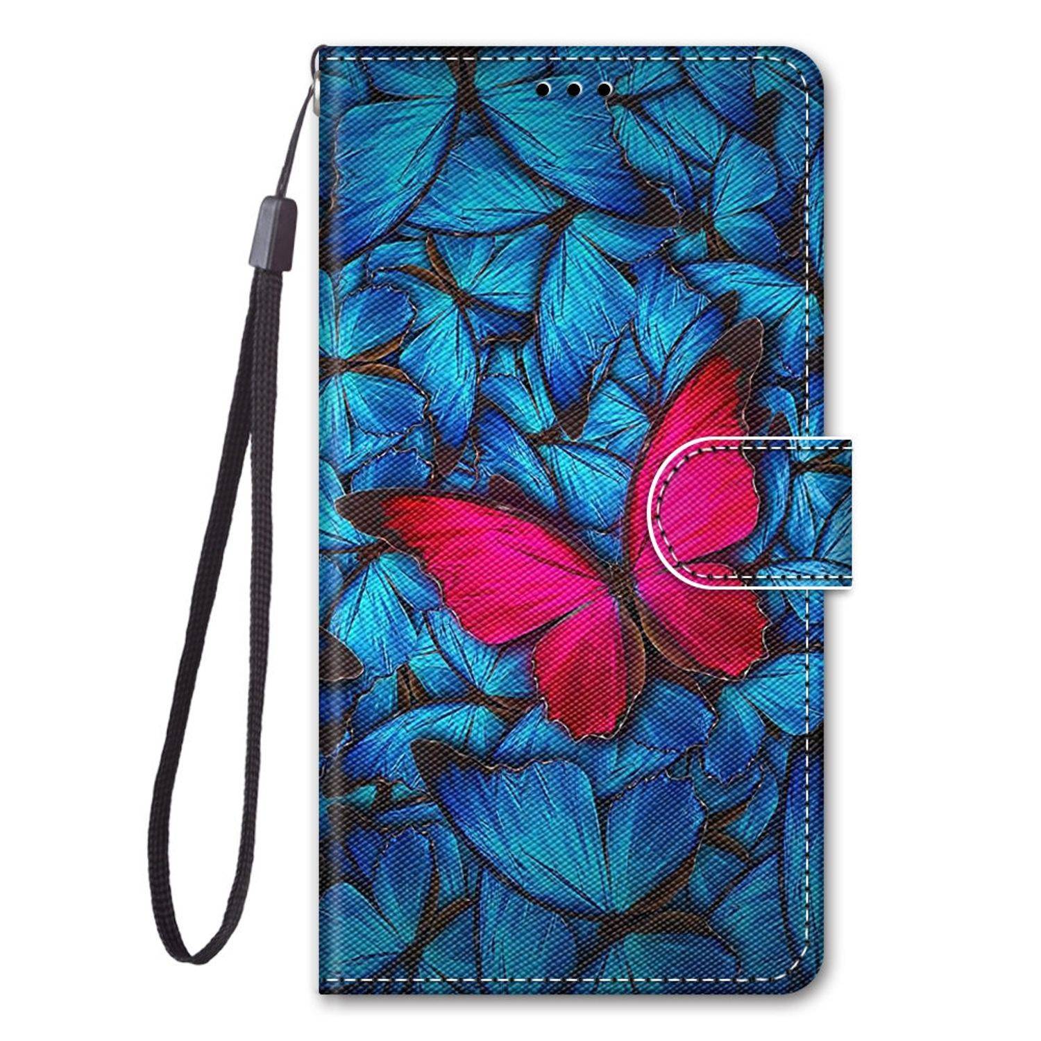 Samsung Galaxy S21 Ultra Handyhülle Schutztasche Bookcover Blau