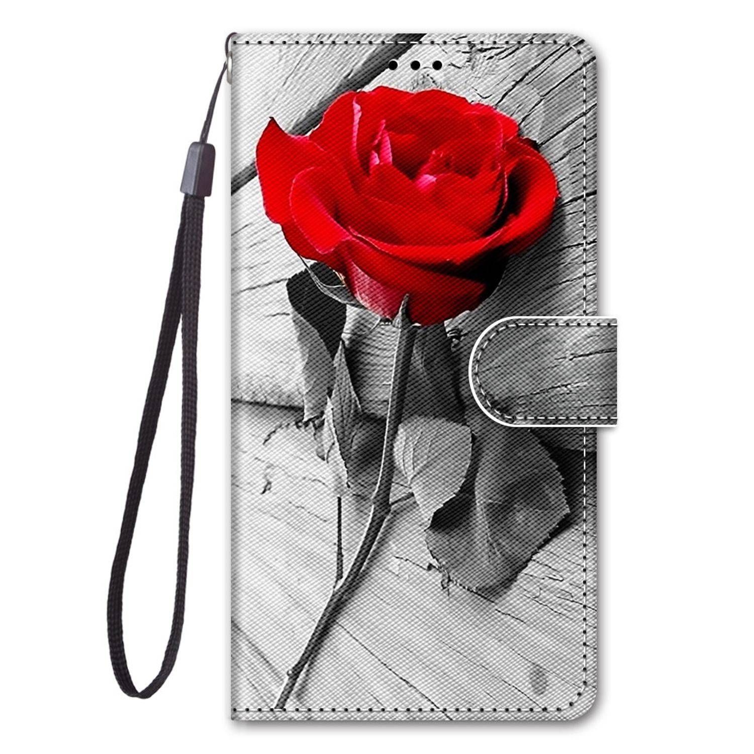 Samsung Galaxy S21 Plus Handyhülle Schutztasche Bookcover Rot
