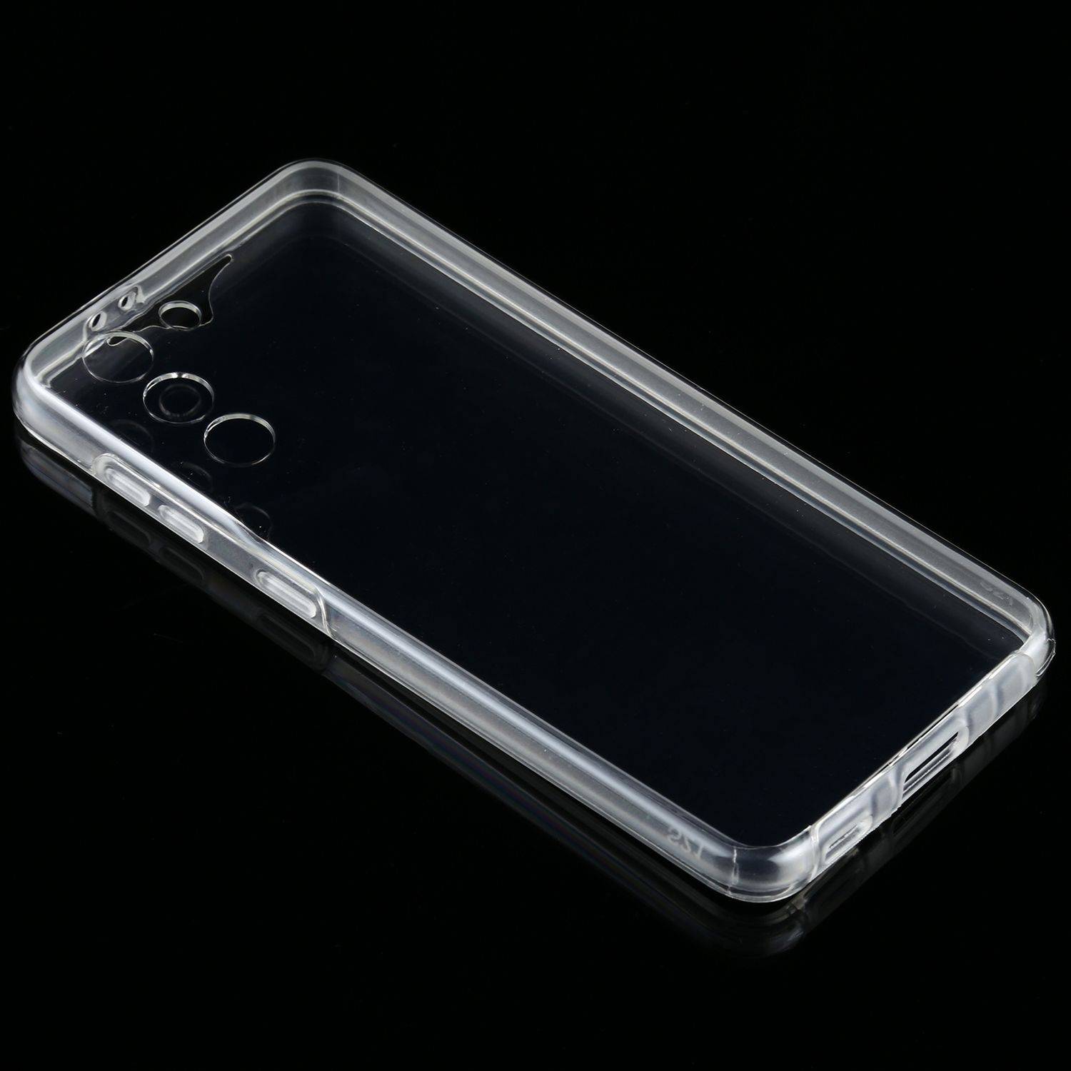 Hülle kompatibel mit Samsung Galaxy S21 Plus Kunststoff Full Cover Handyhülle - Case Transparent