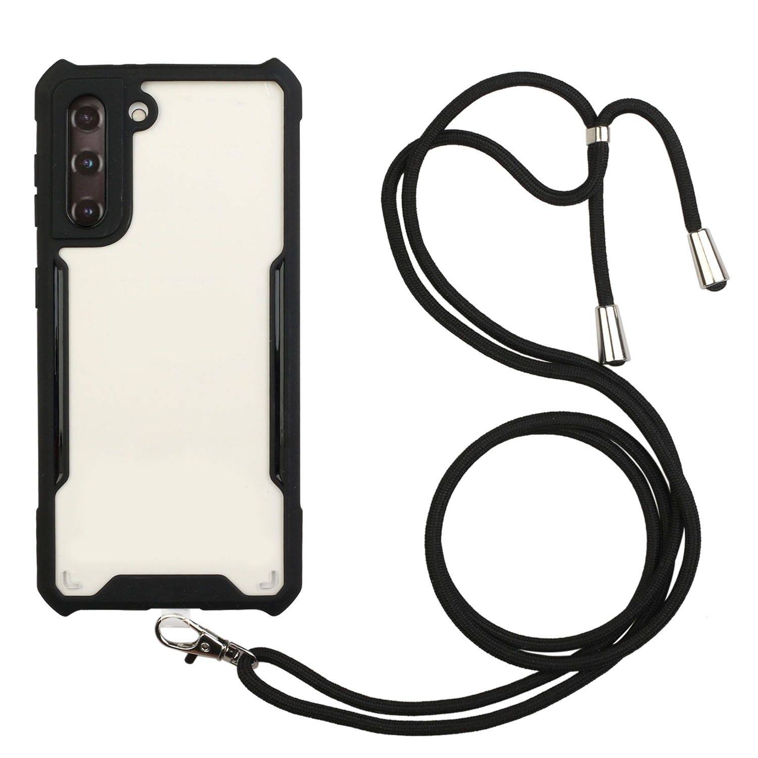 Samsung Galaxy S21 Plus Handykette Handyhülle Bookcover Schwarz