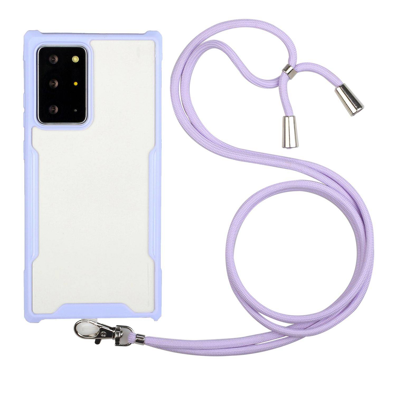 Samsung Galaxy S21 Ultra Handykette Handyhülle Bookcover Violett