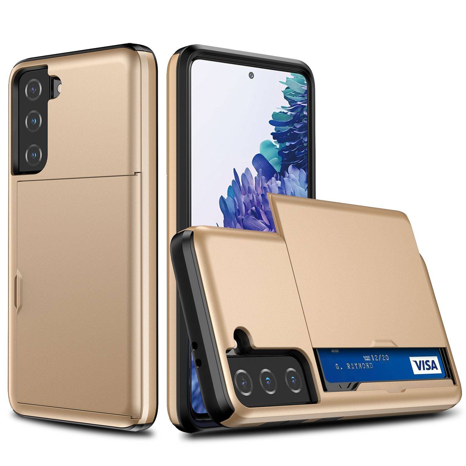 Samsung Galaxy S21 Handyhülle Backcover Backcover Gold