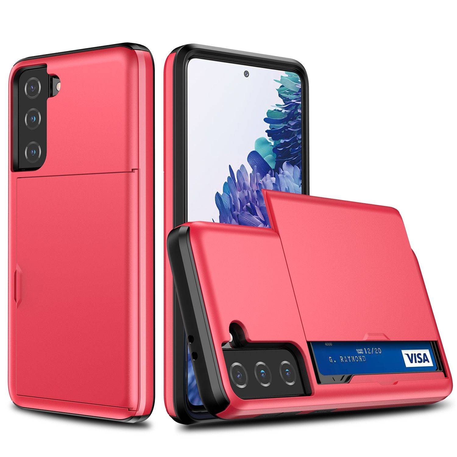 Samsung Galaxy S21 Plus Handyhülle Backcover Backcover Rot