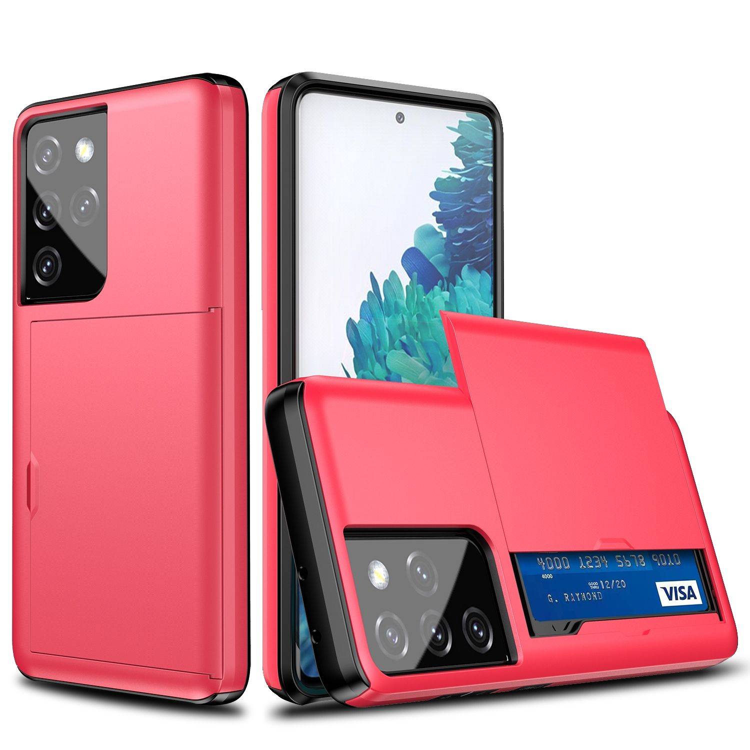 Samsung Galaxy S21 Ultra Handyhülle Backcover Backcover Rot