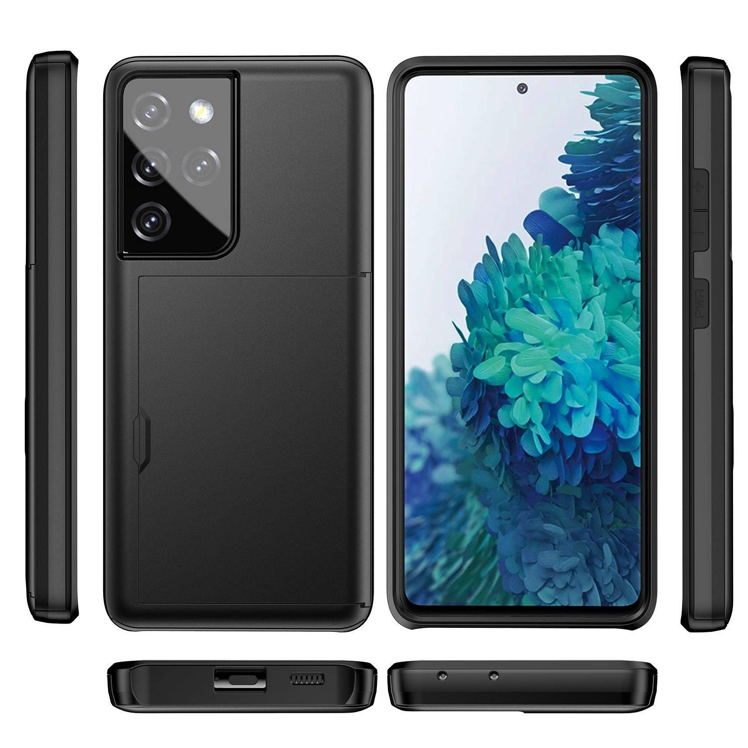 Hülle kompatibel mit Samsung Galaxy S21 Ultra Kunststoff Soft Handyhülle - Handy Case Rosa