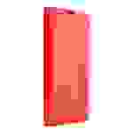 Hülle kompatibel mit Samsung Galaxy A21s Kunstleder Handyhülle - Handy Case Rot