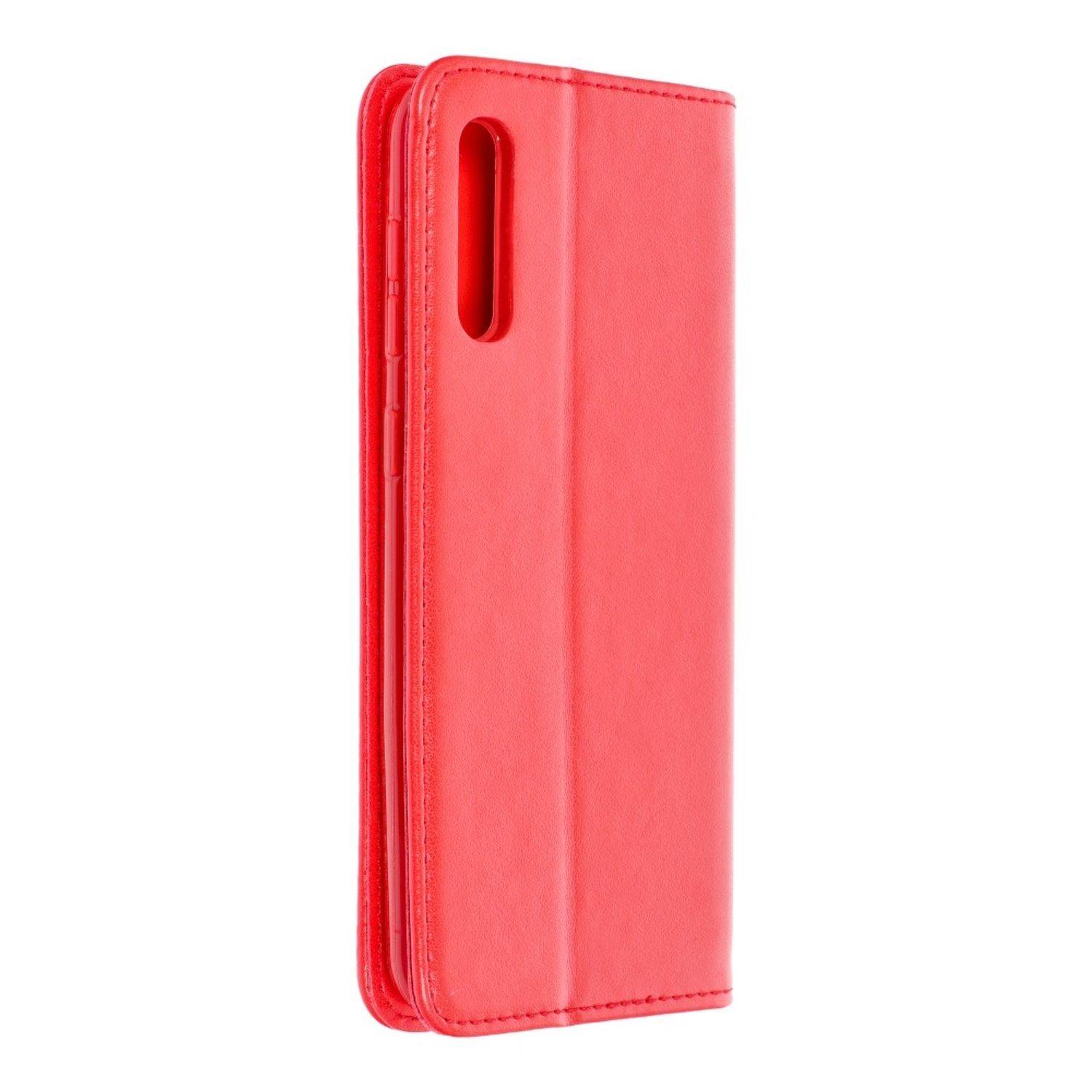 Hülle kompatibel mit Samsung Galaxy A21s Kunstleder Handyhülle - Handy Case Rot