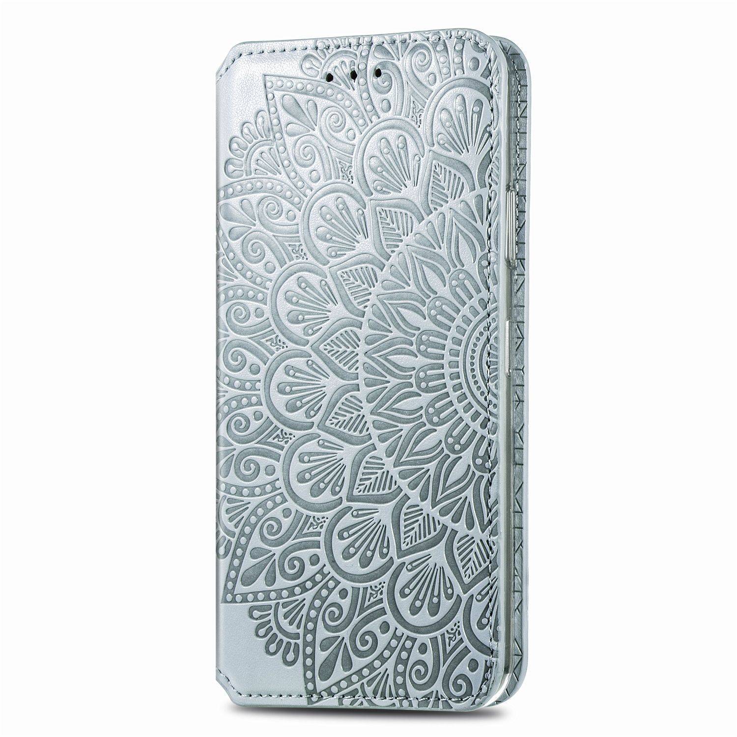 Hülle kompatibel mit Apple iPhone 11 Kunstleder Handyhülle - Handy Case Grau