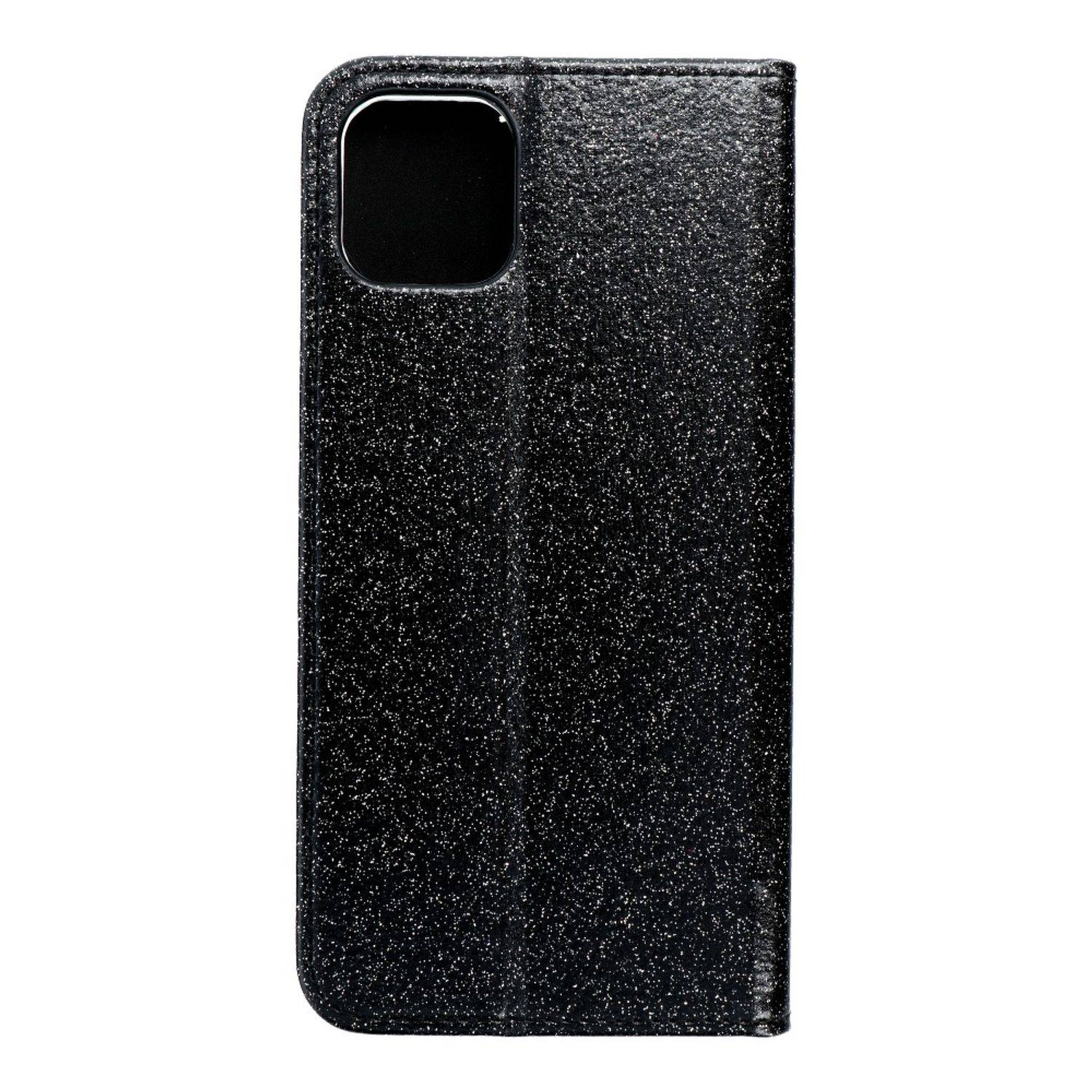 Hülle kompatibel mit Apple iPhone 11 Pro Max Kunstleder Handyhülle - Handy Case Schwarz