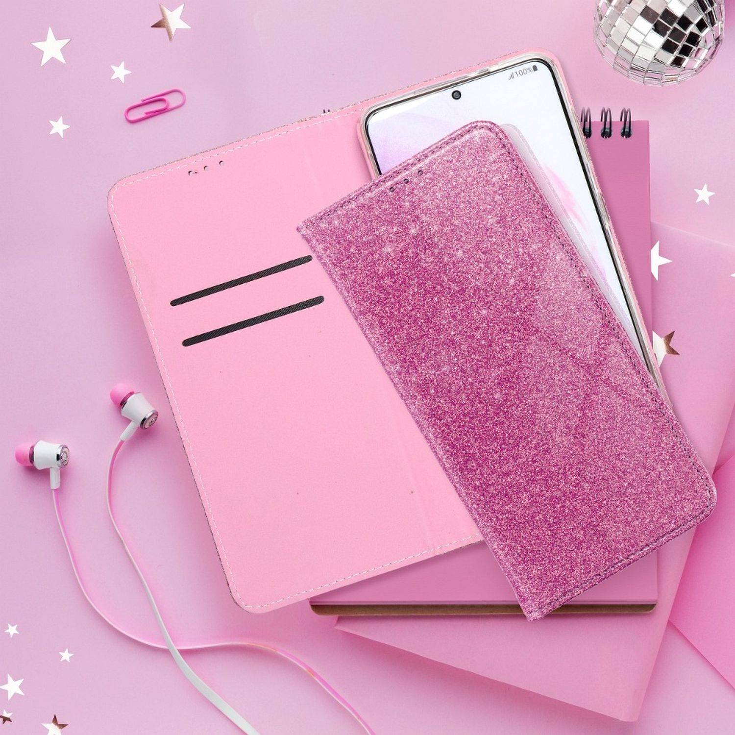 Hülle kompatibel mit Apple iPhone 11 Pro Max Kunstleder Handyhülle - Handy Case Rosa
