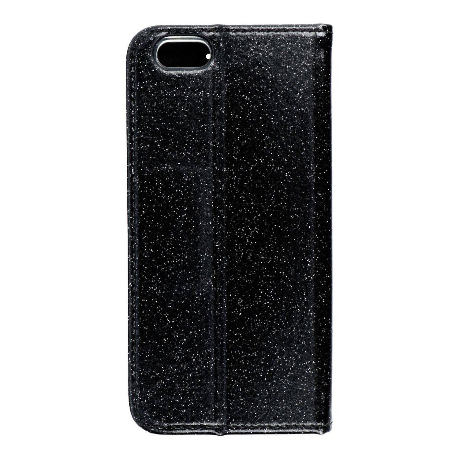 Hülle kompatibel mit Apple iPhone 6 / 6s Kunstleder Handyhülle - Handy Case Schwarz