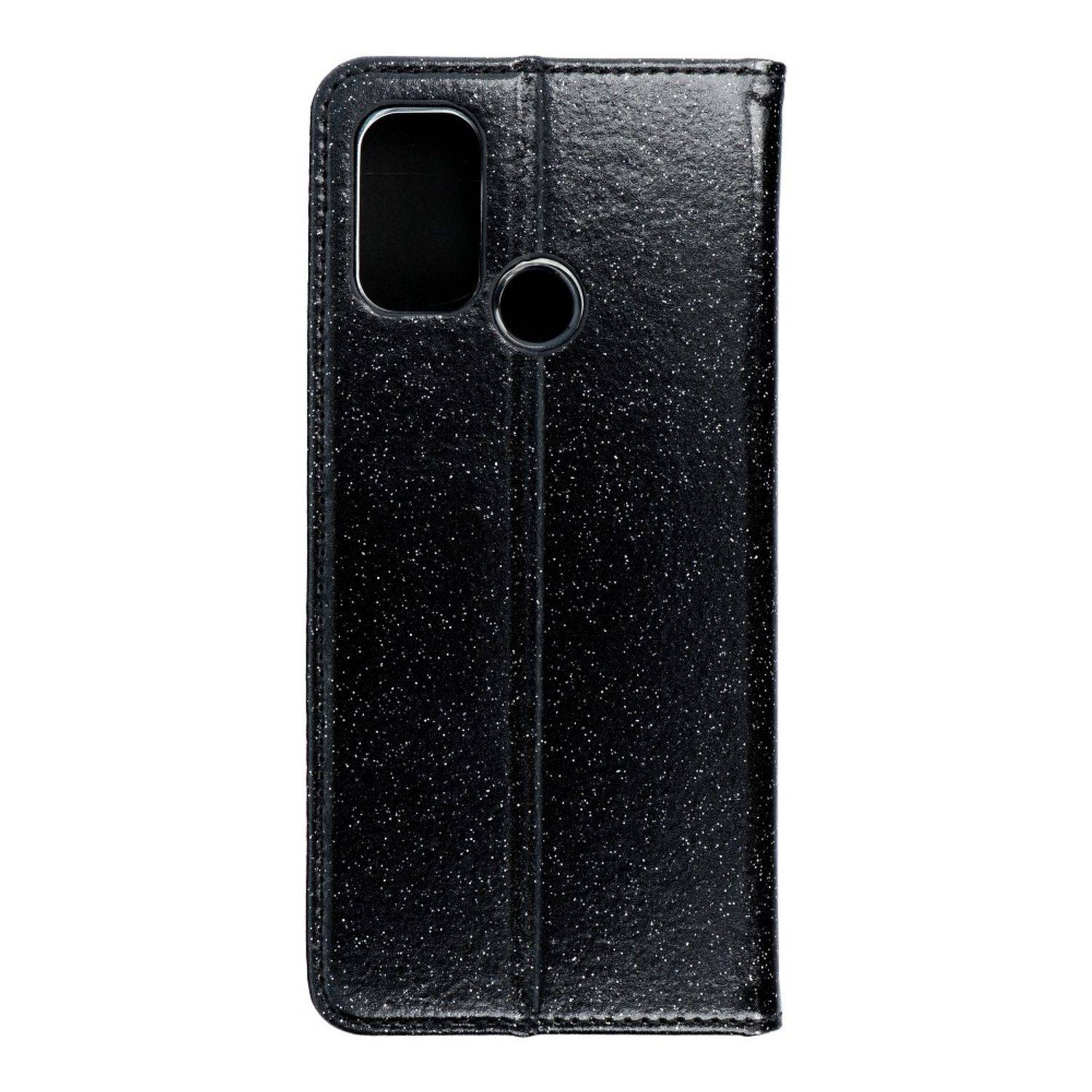 Hülle kompatibel mit Oppo A53 (2020) Kunstleder Handyhülle - Handy Case Schwarz