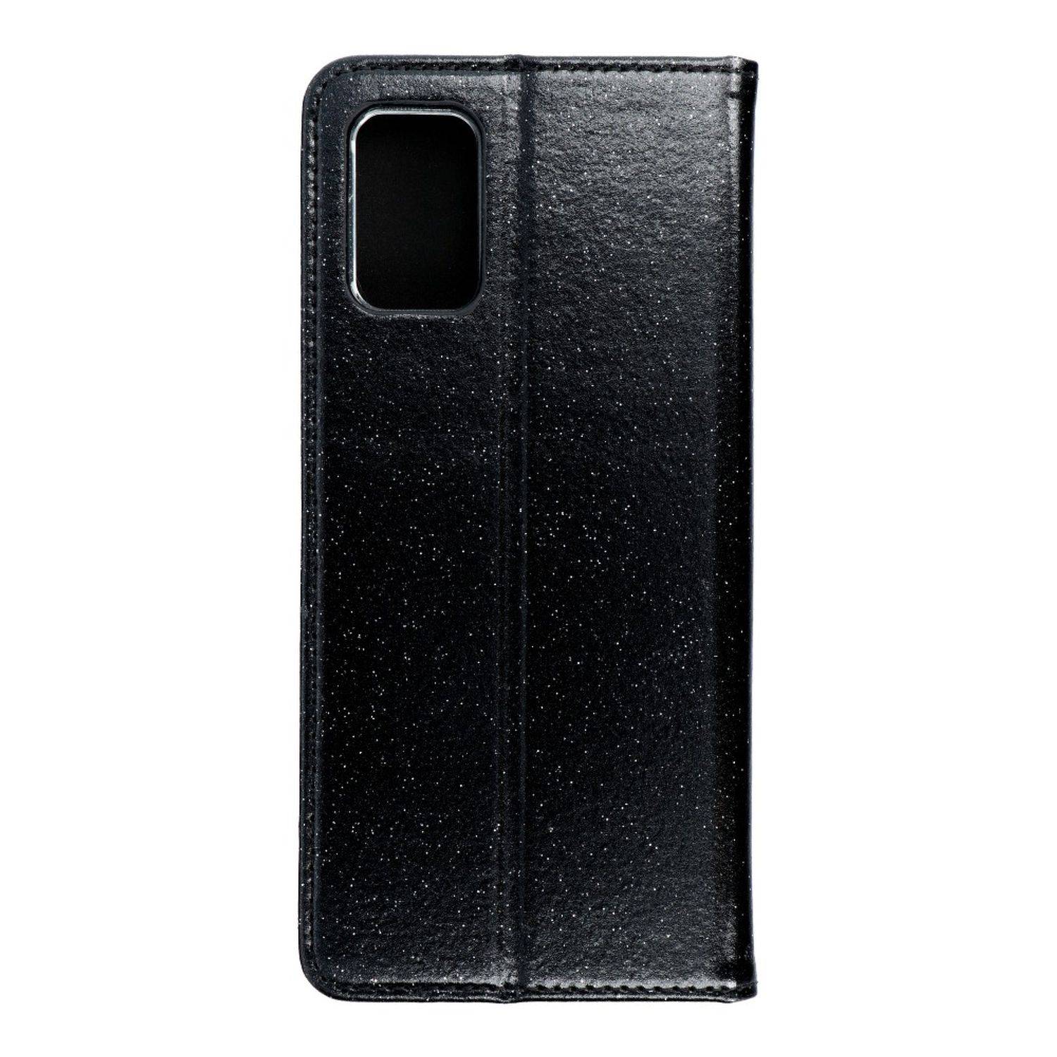 Hülle kompatibel mit Samsung Galaxy A02s Kunstleder Handyhülle - Handy Case Schwarz