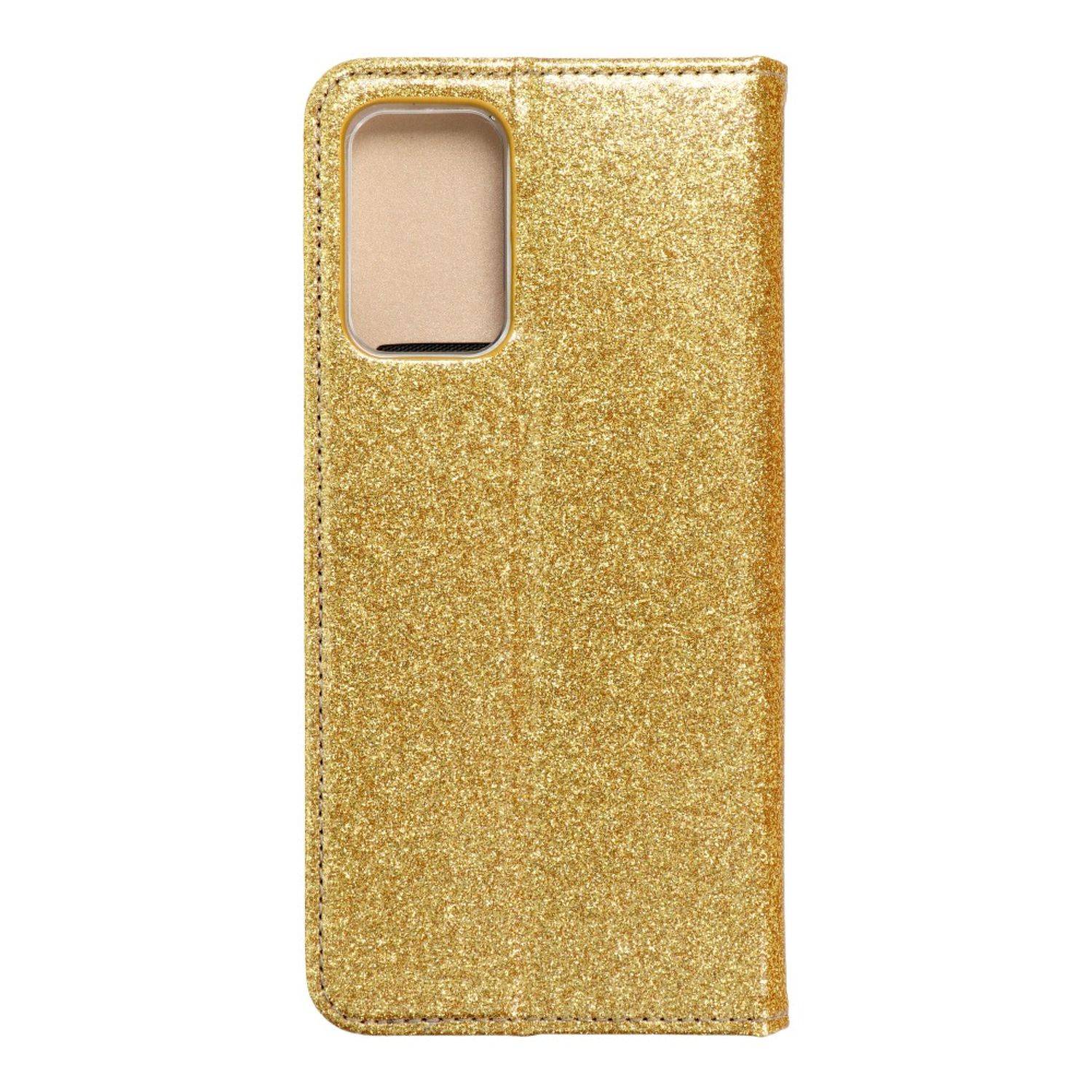 Hülle kompatibel mit Samsung Galaxy A72 Kunstleder Handyhülle - Handy Case Gold