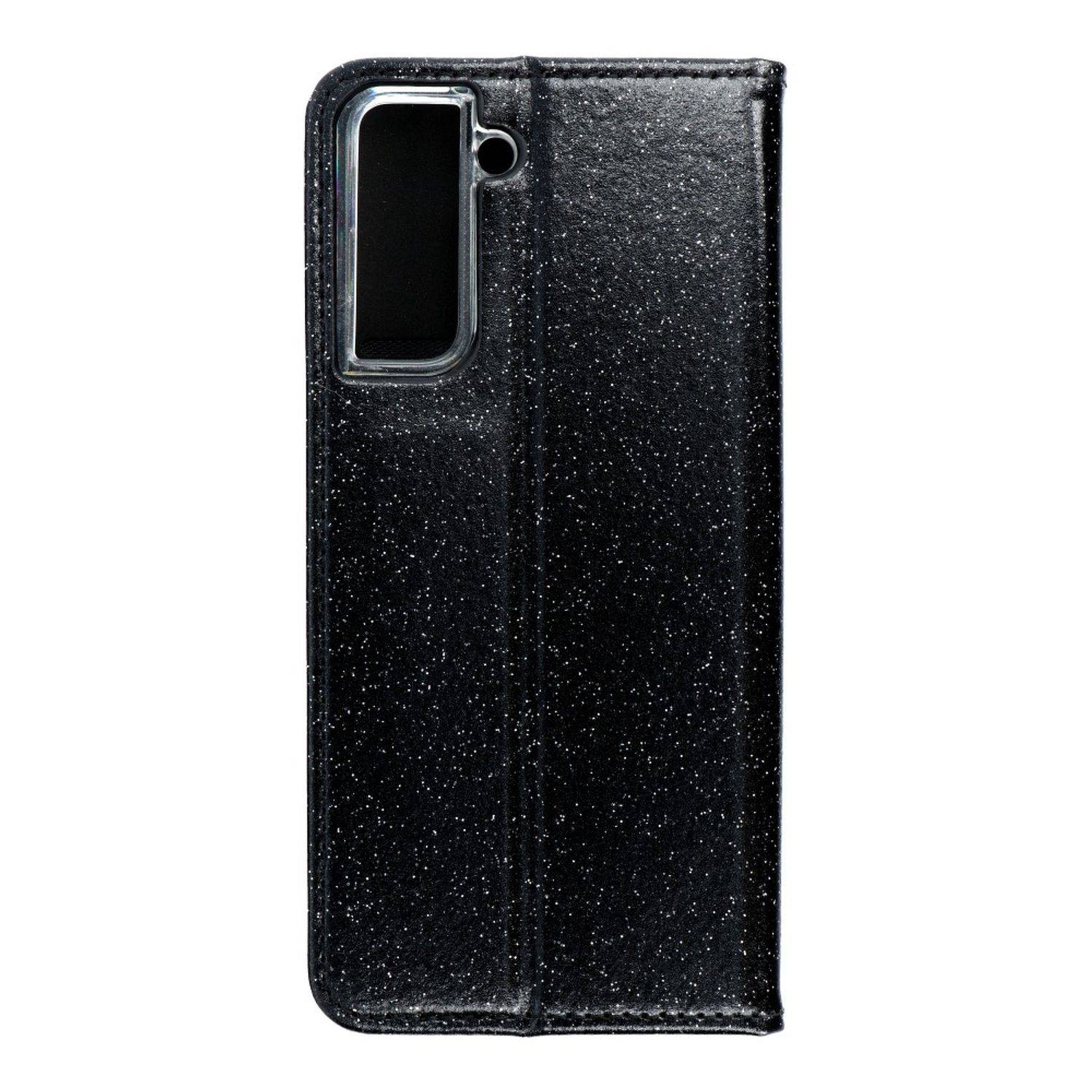 Hülle kompatibel mit Samsung Galaxy S21 Kunstleder Handyhülle - Handy Case Schwarz