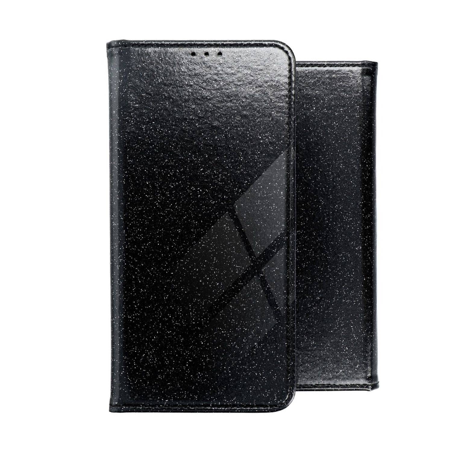 Hülle kompatibel mit Samsung Galaxy S21 Plus Kunstleder Handyhülle - Handy Case Schwarz