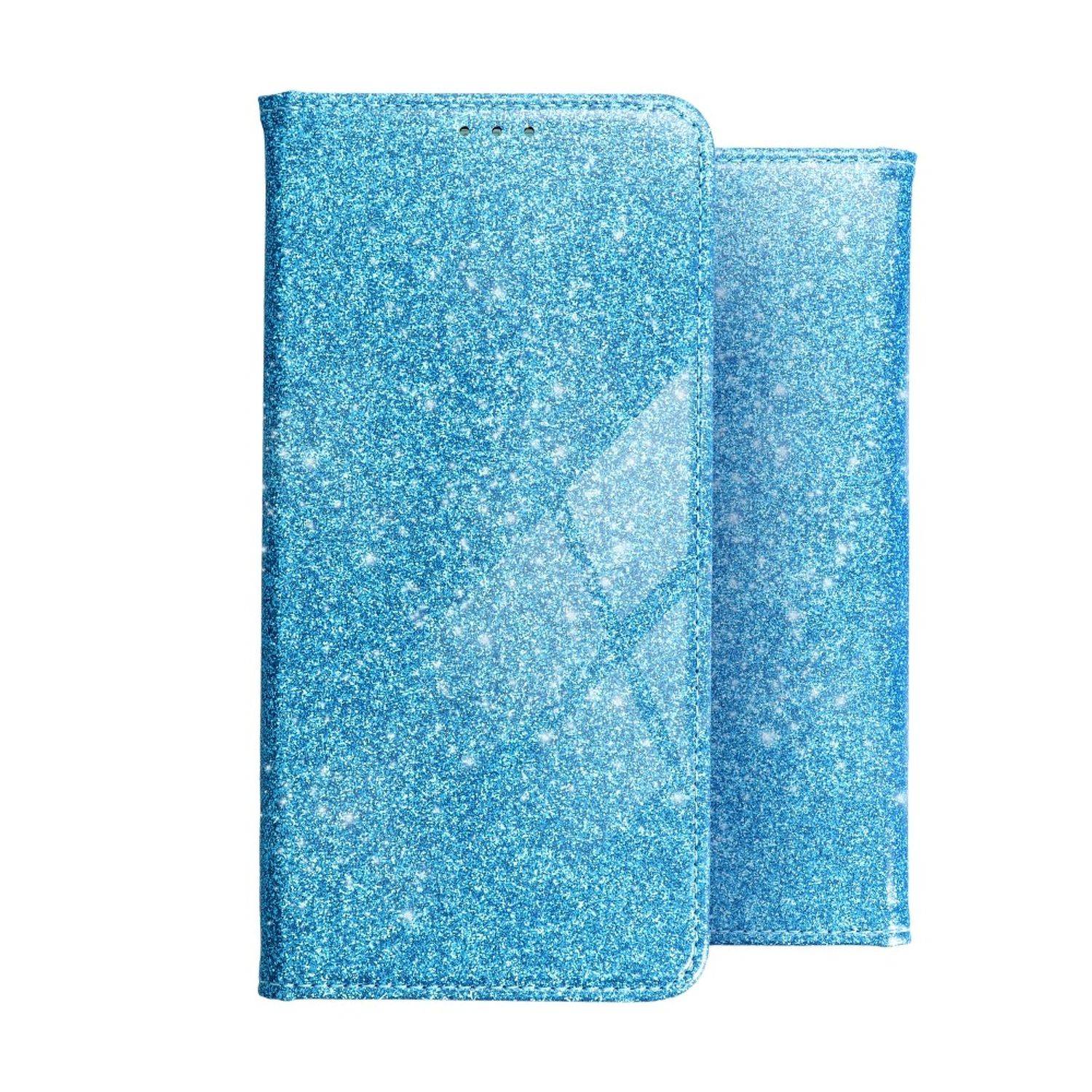 Hülle kompatibel mit Samsung Galaxy S21 Plus Kunstleder Handyhülle - Handy Case Blau