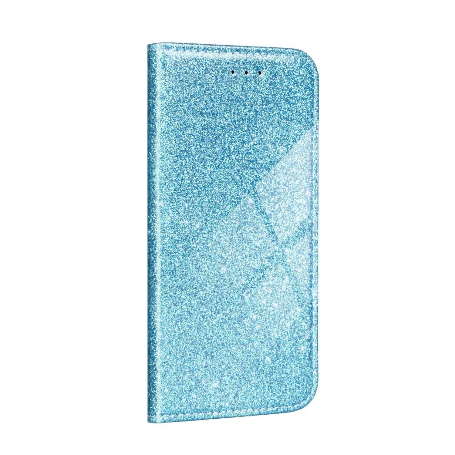 Hülle kompatibel mit Samsung Galaxy S21 Ultra Kunstleder Handyhülle - Handy Case Blau