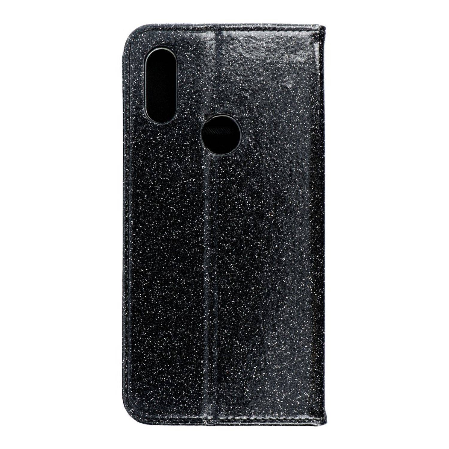 Hülle kompatibel mit Xiaomi Redmi 7 Kunstleder Handyhülle - Handy Case Schwarz