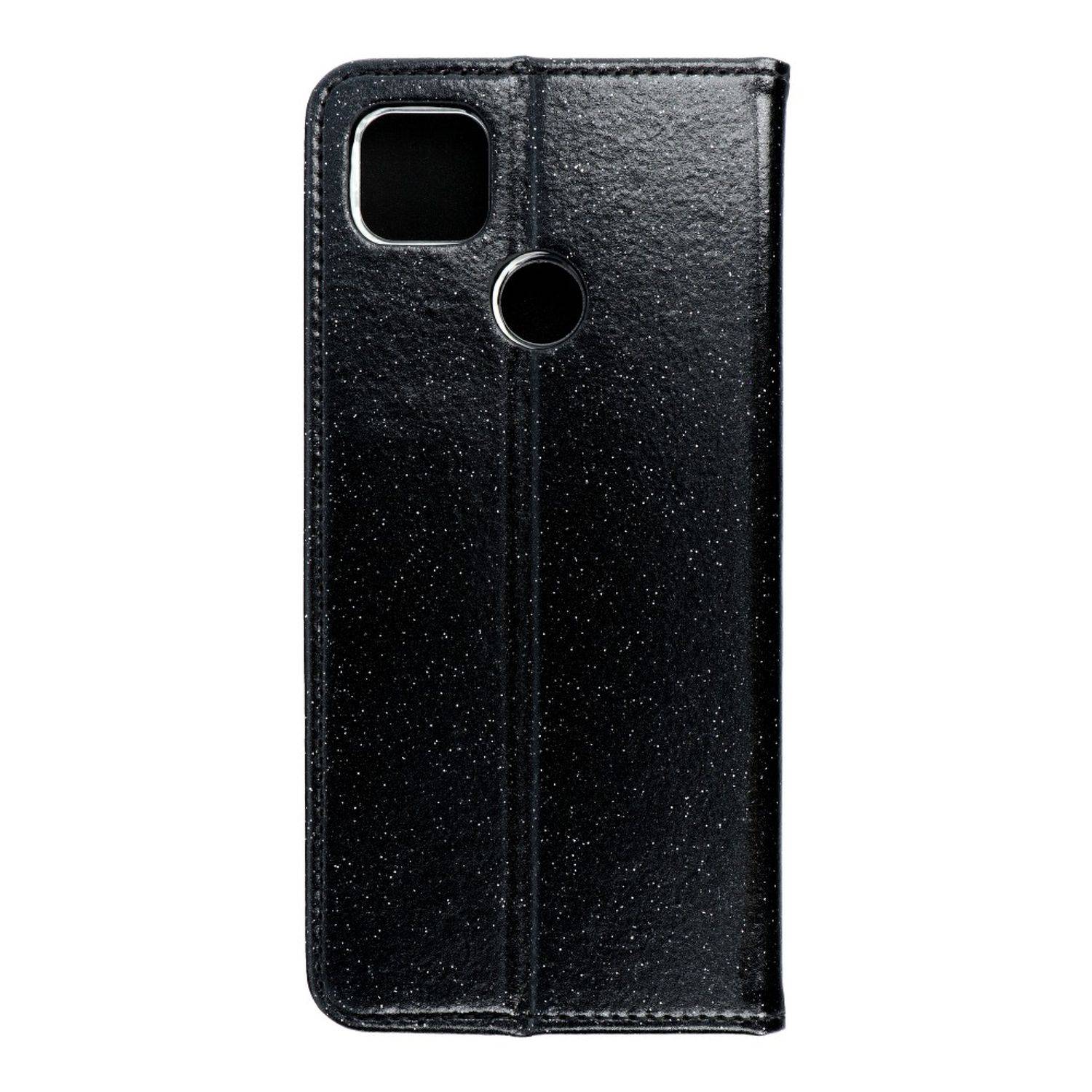 Hülle kompatibel mit Xiaomi Redmi 9C Kunstleder Handyhülle - Handy Case Schwarz