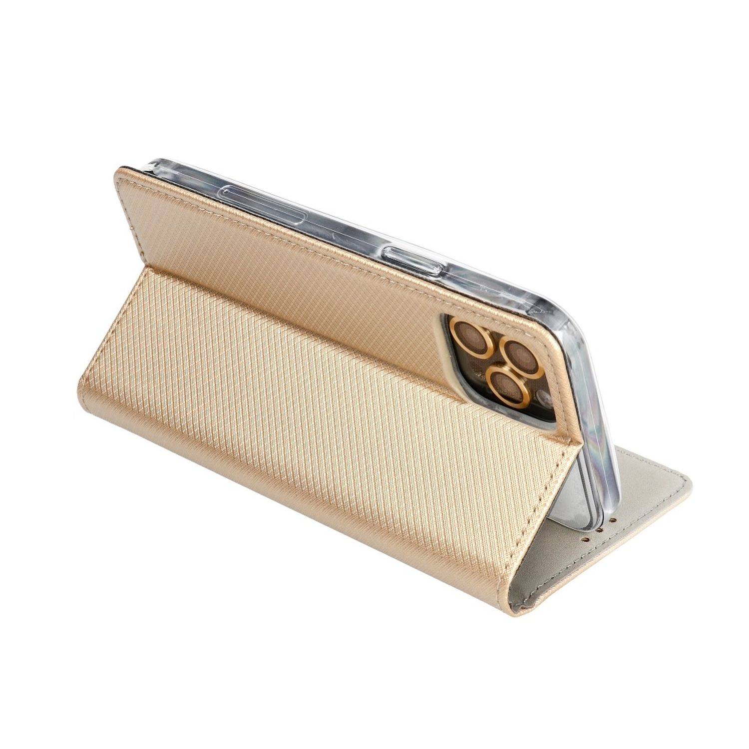 Hülle kompatibel mit Realme 7 5G Kunstleder Handyhülle - Handy Case Gold