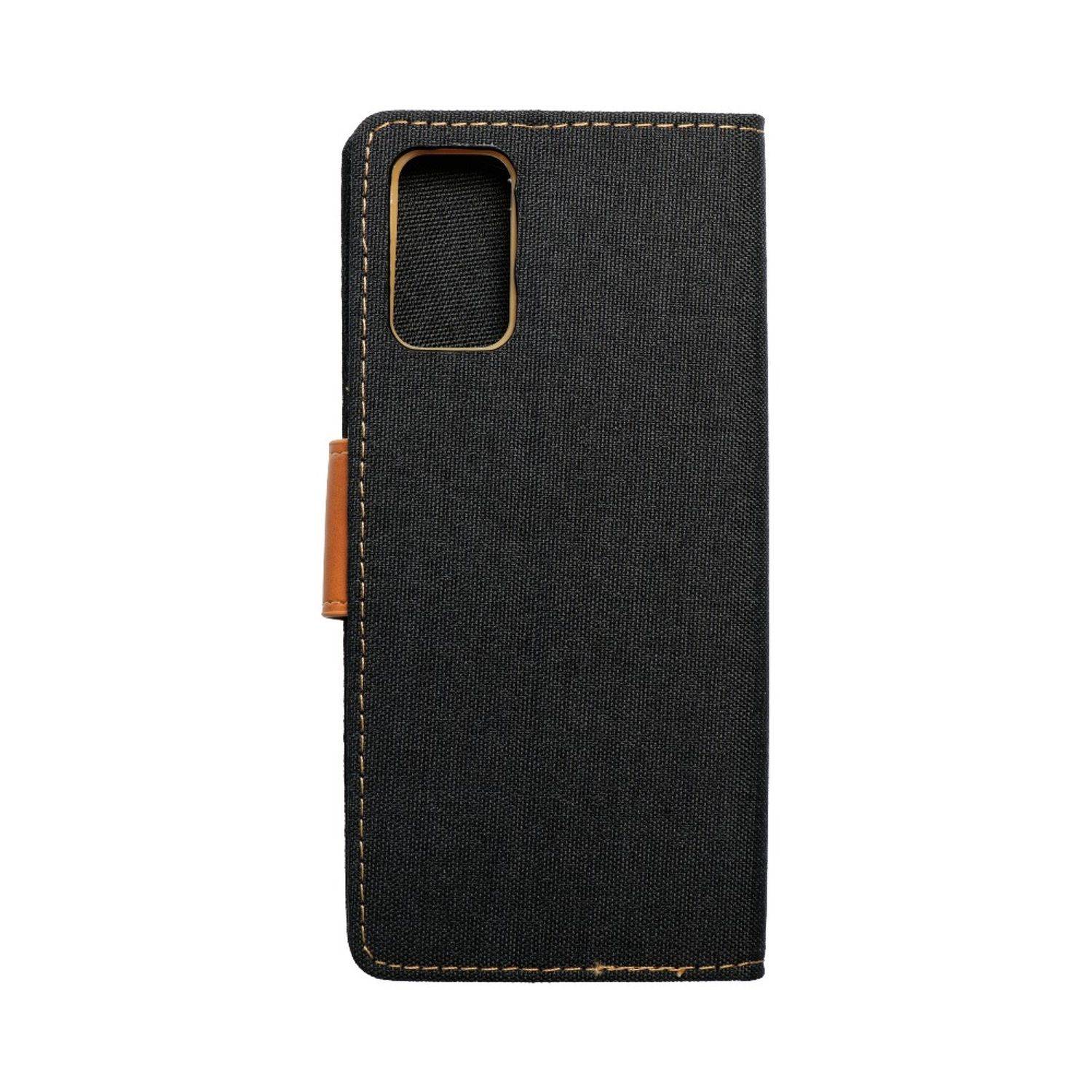 Hülle kompatibel mit Samsung Galaxy S20 Plus Kunstleder Handyhülle - Handy Case Schwarz