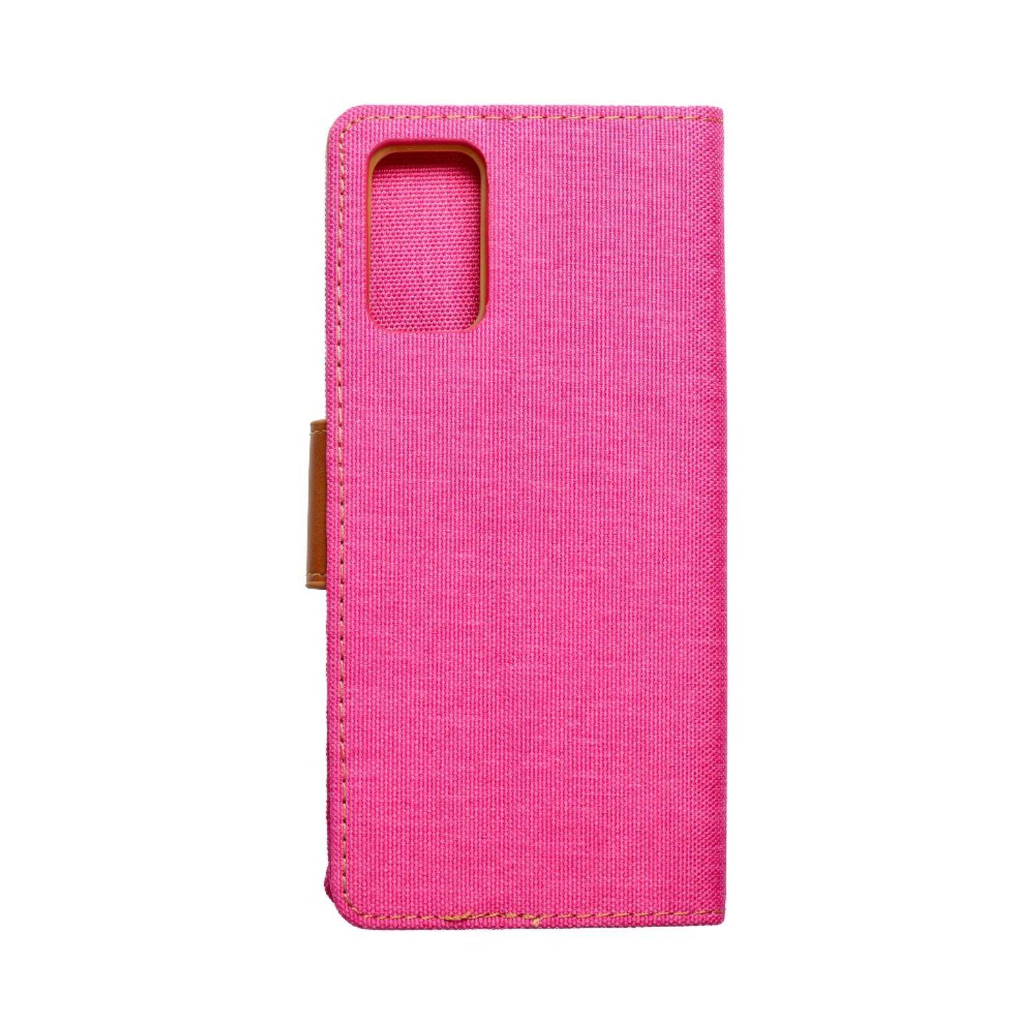 Hülle kompatibel mit Samsung Galaxy S20 Plus Kunstleder Handyhülle - Handy Case Rosa