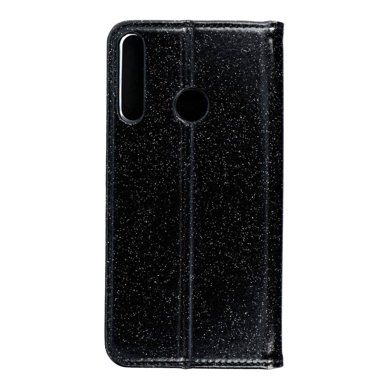 Hülle kompatibel mit Huawei P40 Lite E Kunstleder Handyhülle - Handy Case Schwarz