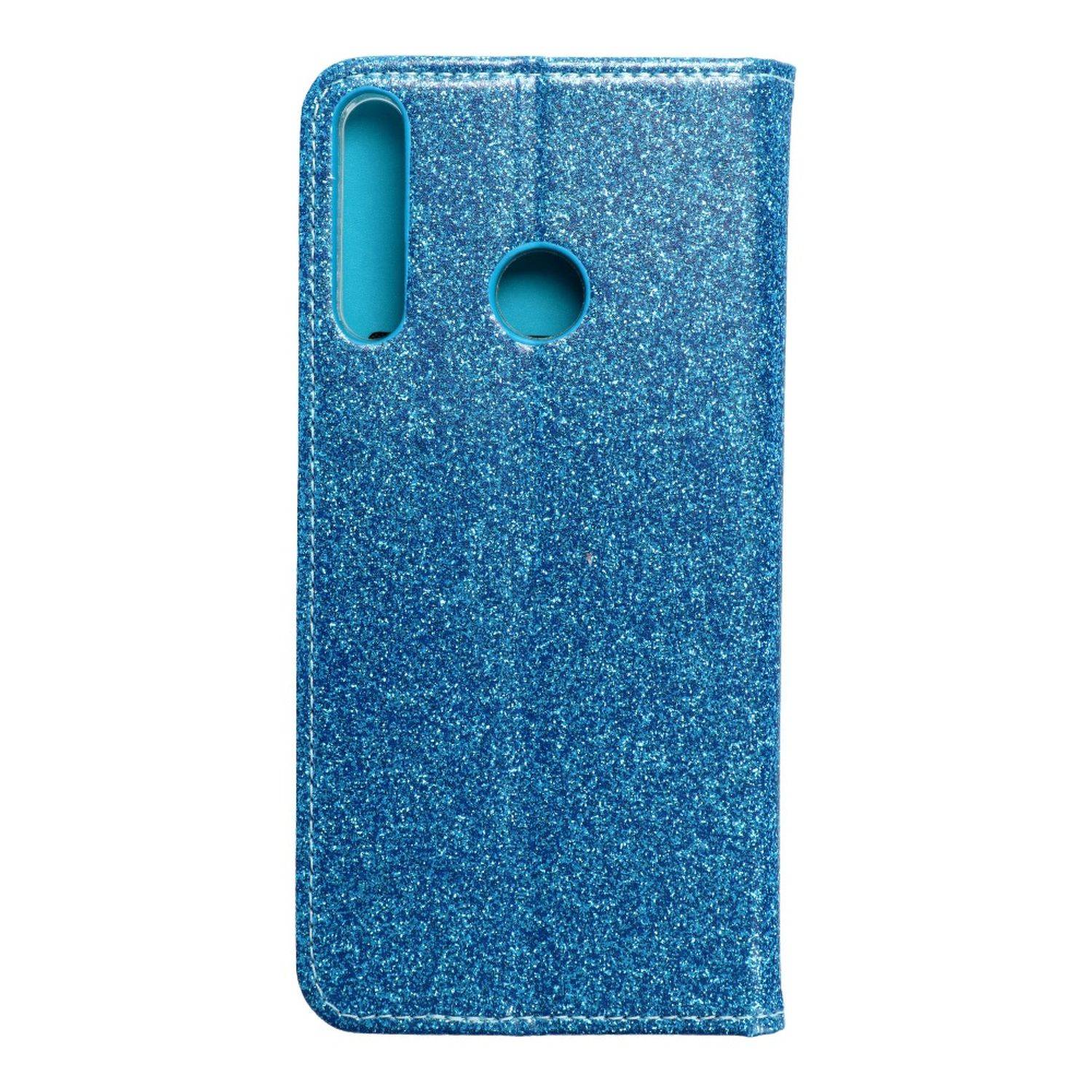 Hülle kompatibel mit Huawei P40 Lite E Kunstleder Handyhülle - Handy Case Blau