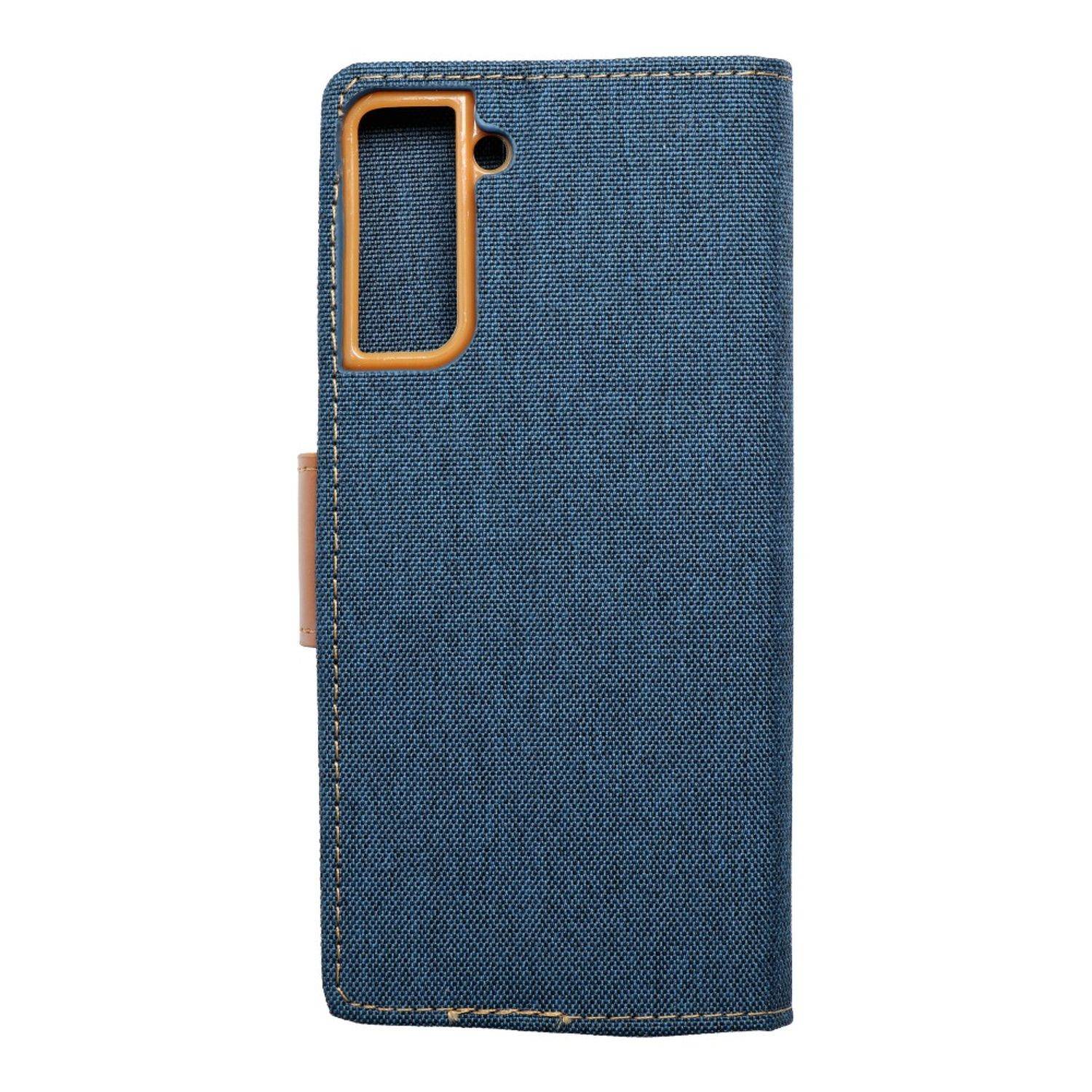 Hülle kompatibel mit Samsung Galaxy S21 Plus Kunstleder Handyhülle - Handy Case Blau