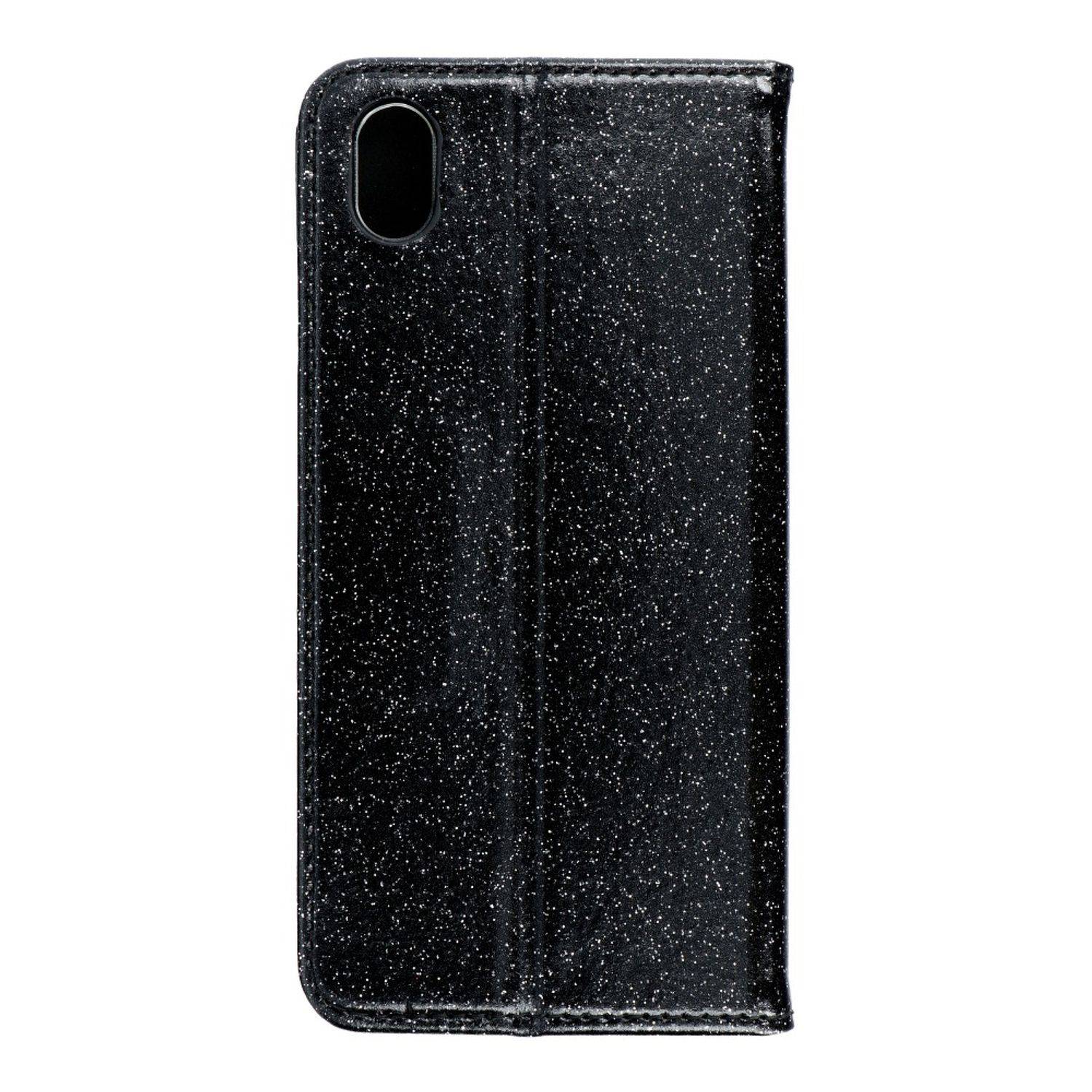 Hülle kompatibel mit Huawei Y5 (2019) Kunstleder Handyhülle - Handy Case Schwarz
