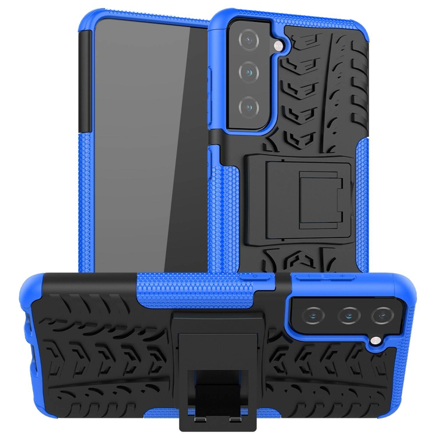 Samsung Galaxy S21 Handyhülle Outdoor Case Backcover Blau