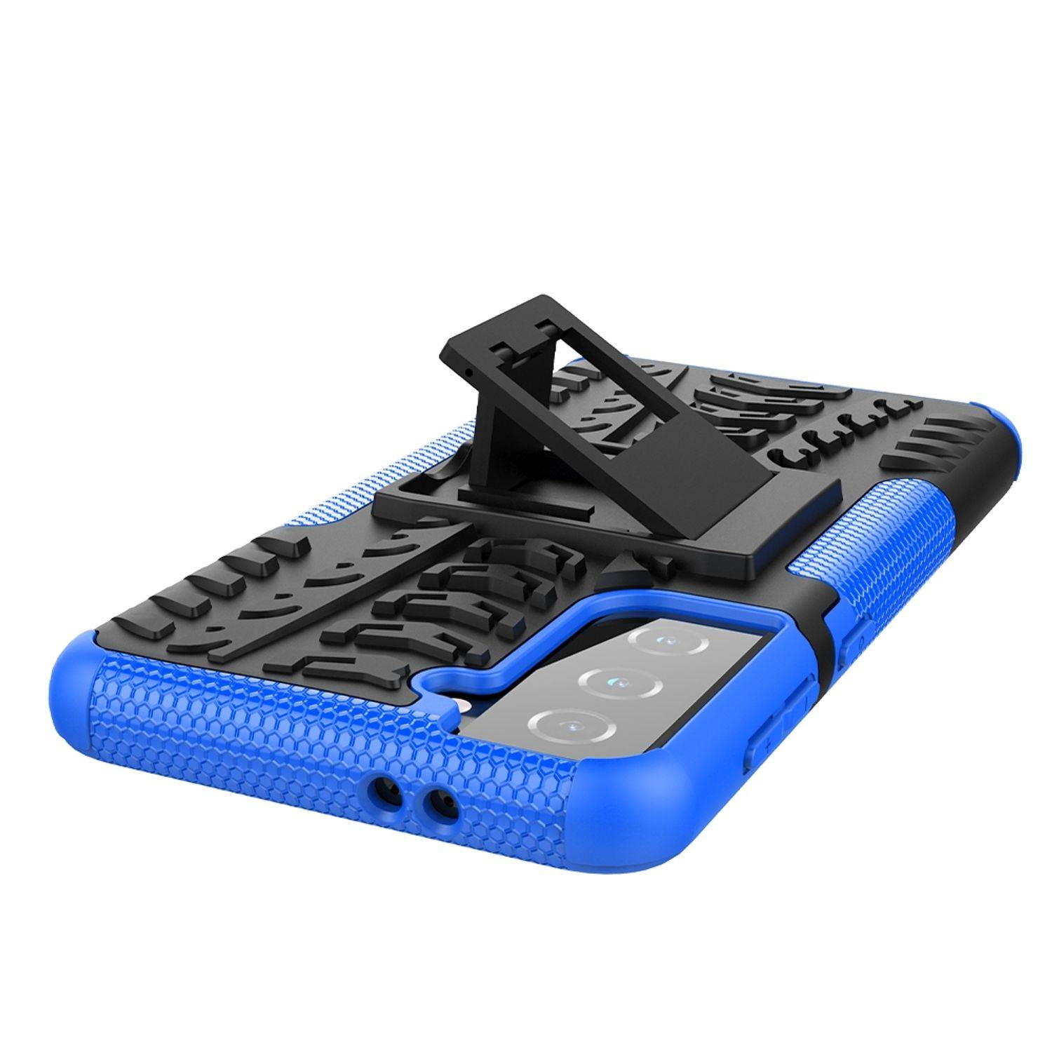 Samsung Galaxy S21 Handyhülle Outdoor Case Backcover Blau