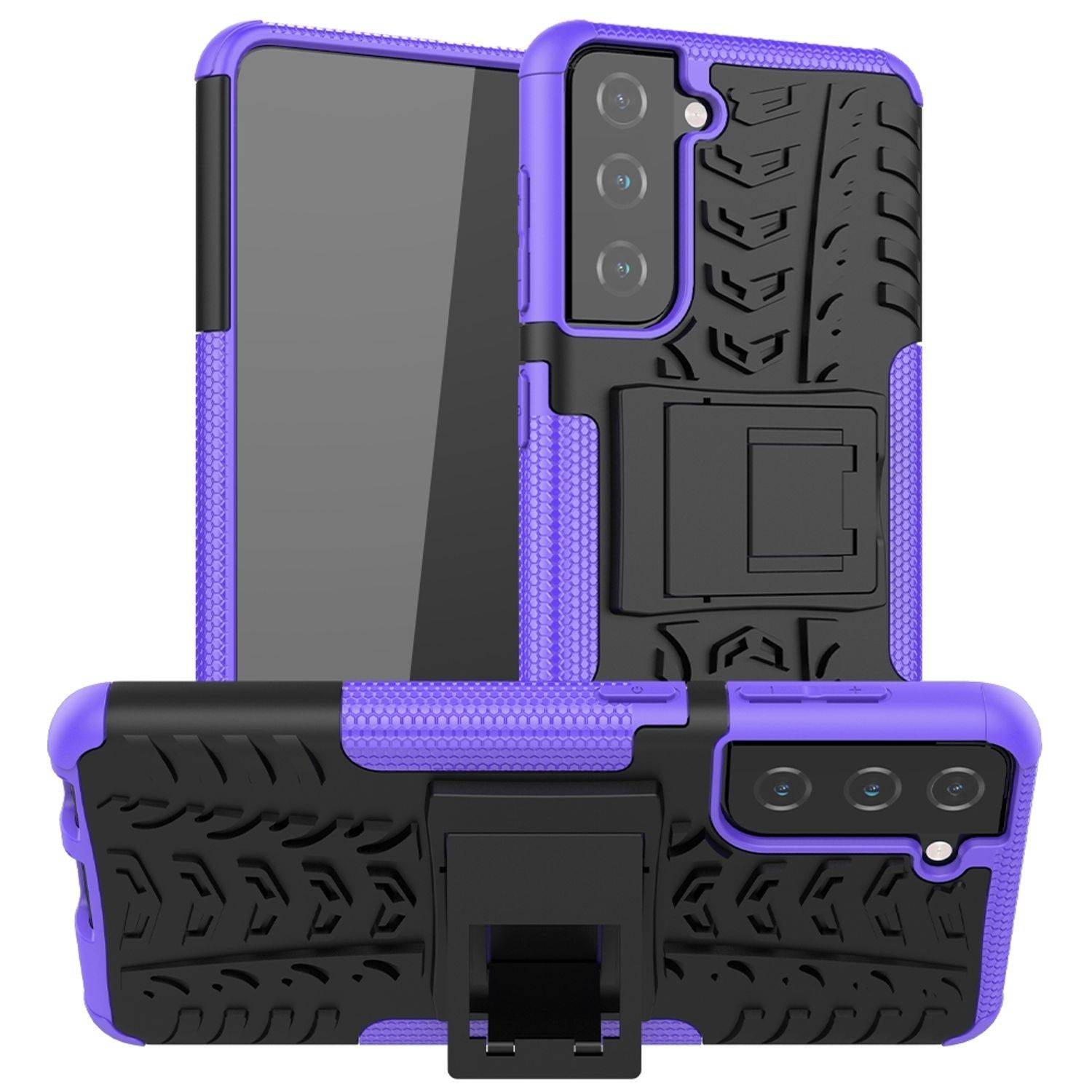 Samsung Galaxy S21 Handyhülle Outdoor Case Backcover Violett