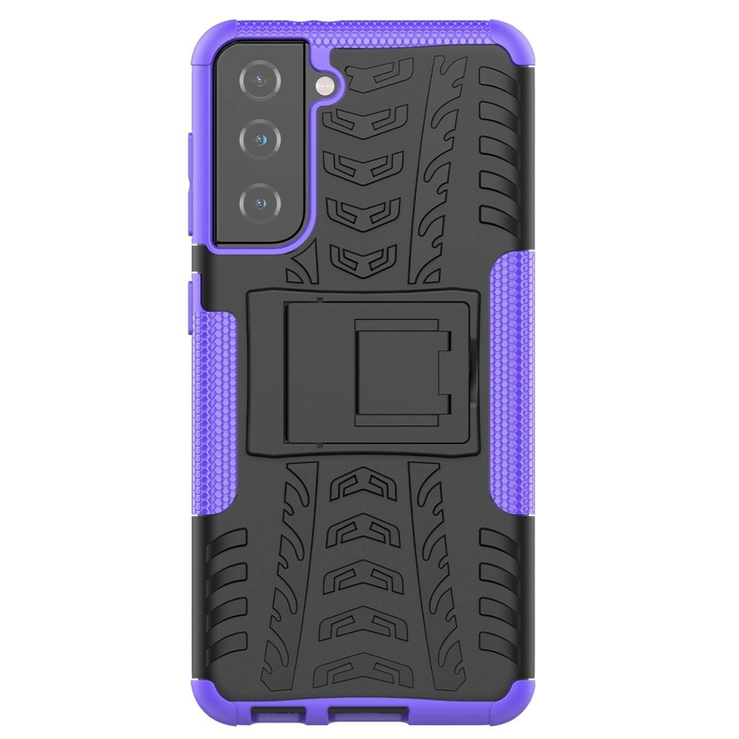 Samsung Galaxy S21 Handyhülle Outdoor Case Backcover Violett
