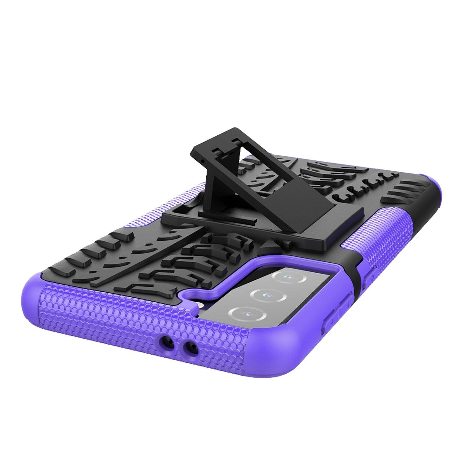 Samsung Galaxy S21 Handyhülle Outdoor Case Backcover Violett
