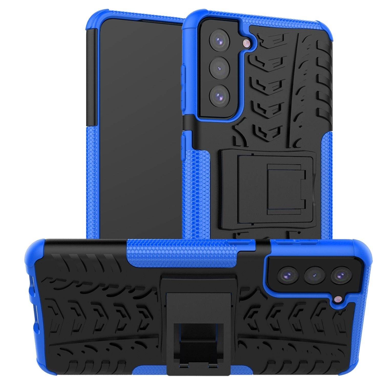 Samsung Galaxy S21 Plus Handyhülle Outdoor Case Backcover Blau